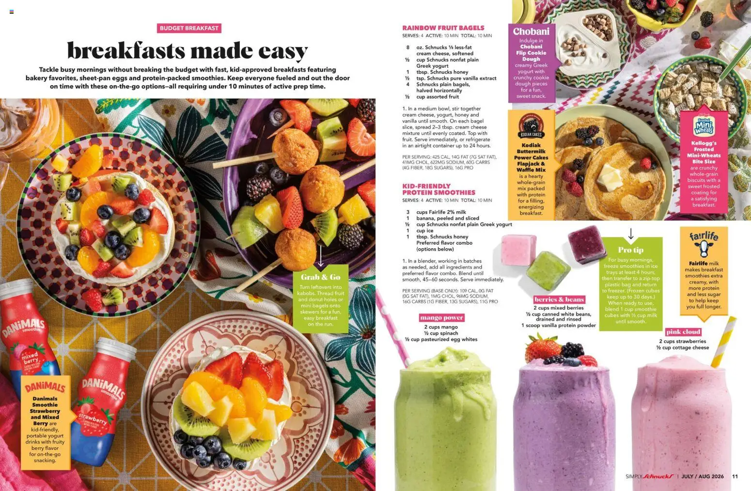 Schnucks Monthly Ad - valid from 07/01/2026 | Page: 7 | Products: Bakery, Protein Powder, Cheese, Eggs