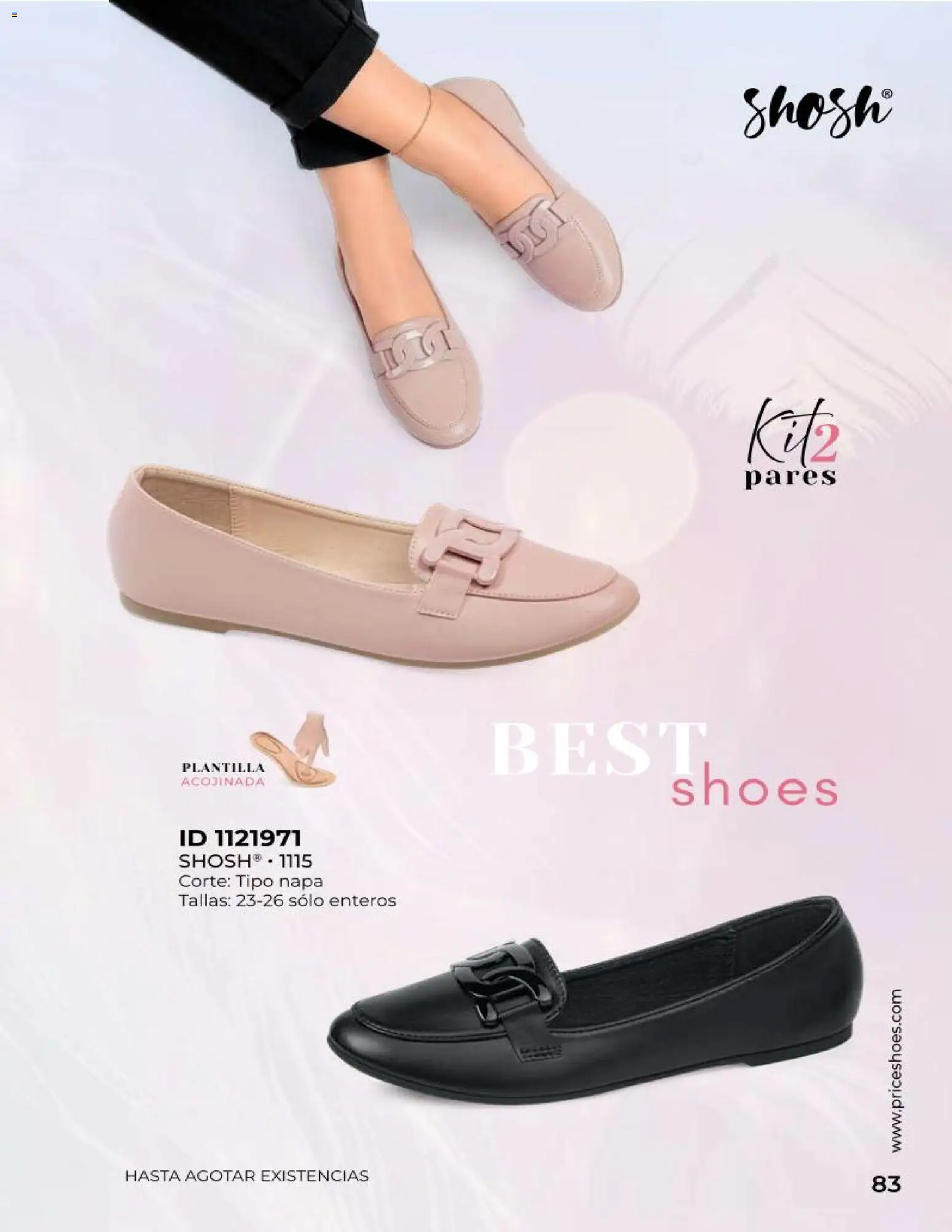 Nuevas ofertas de Price Shoes válidas en toda la República Mexicana desde el 24/08/2026. ¡Encuentra las mejores ofertas en Price Shoes catálogo Confort! | Página: 83