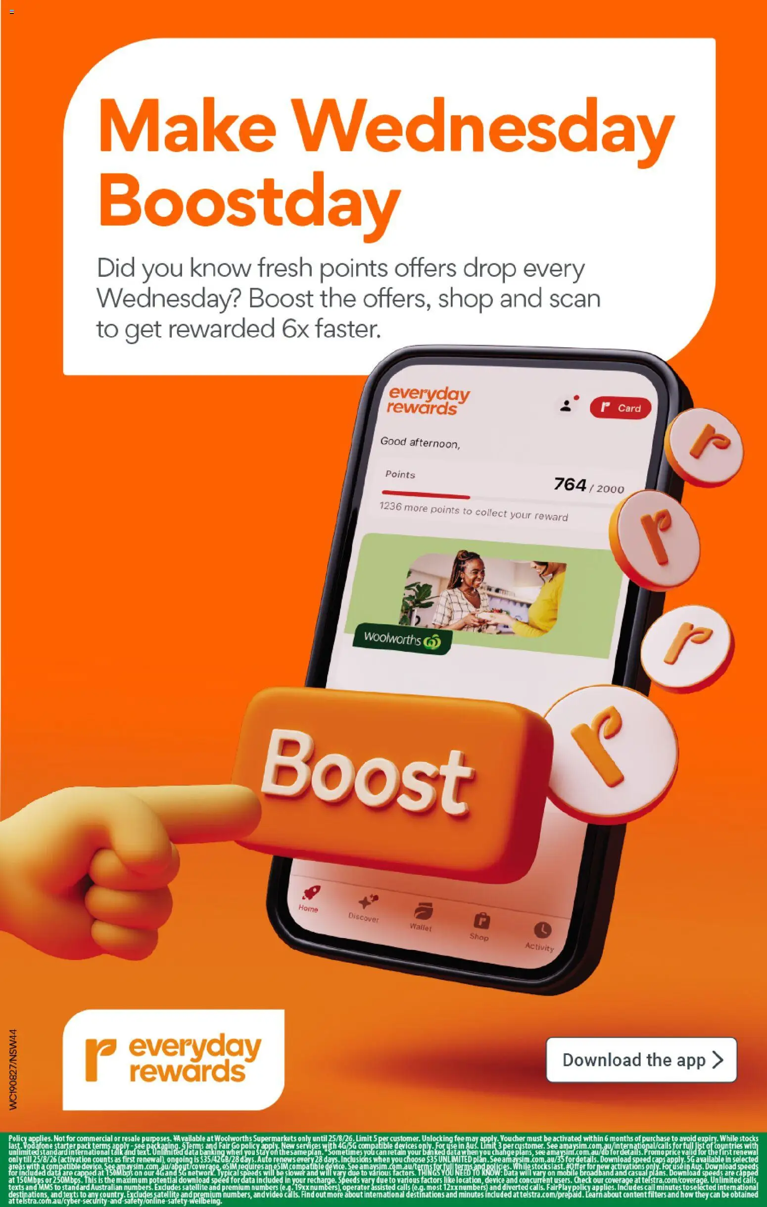 Woolworths catalogue - valid from 19/08/2026 | Page: 44 | Products: Wallet, Device, Satellite, Mobile