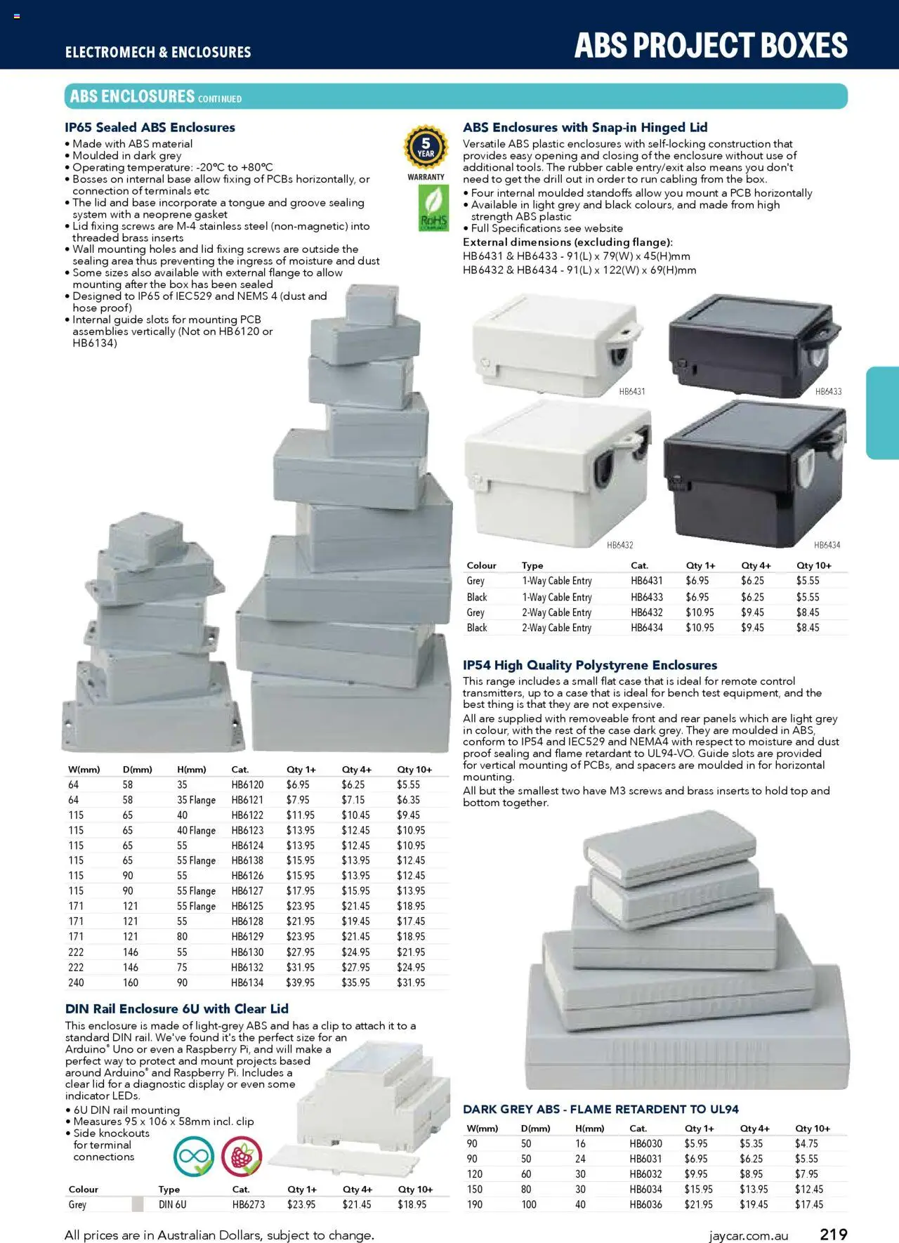 Jaycar catalogue - valid from 09/07/2025 | Page: 219 | Products: Inserts, Case, Remote control, Bench