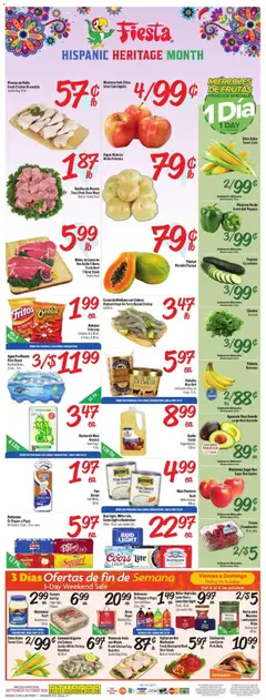 Preview of Fiesta Mart weekly ads valid from 09/30/2026 | Page: 1