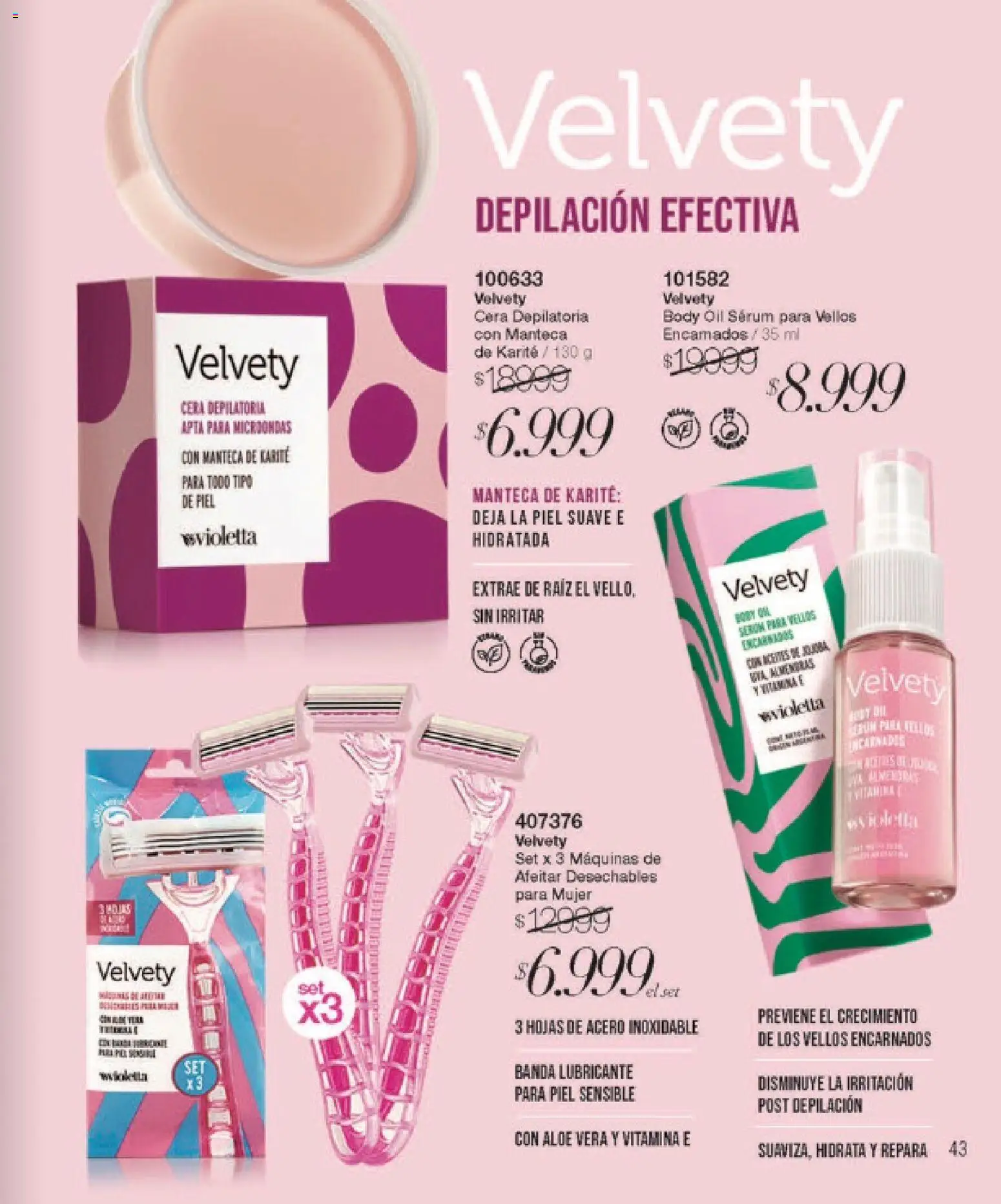 Violetta catálogo │ válido desde el 19/10/2026 | Página: 43