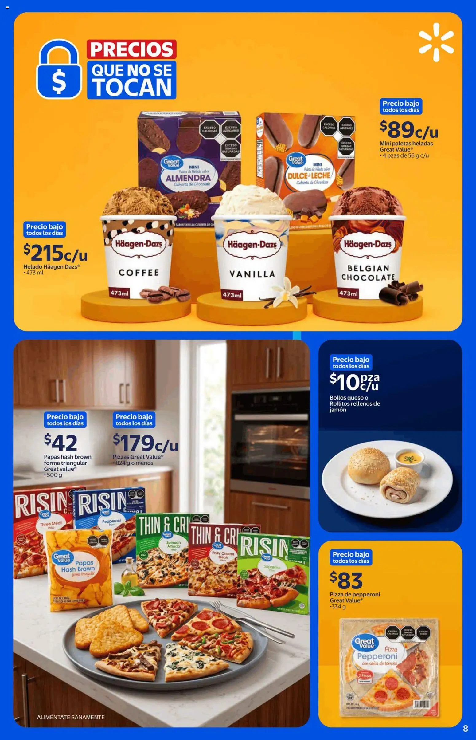 Nuevas ofertas de Walmart válidas en toda la República Mexicana desde el 21/09/2026. ¡Encuentra las mejores ofertas en Walmart folleto Precios que no se tocan! | Página: 7 | Productos: Paleta, Queso, Chocolate, Jamón