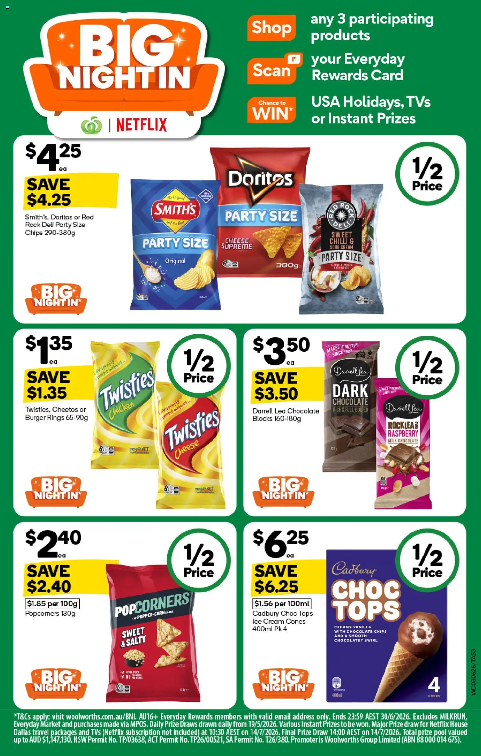 Woolworths catalogue - valid from 03.06.2026 | Page: 3 | Products: Cheese, Chocolate, Sour cream, Chilli