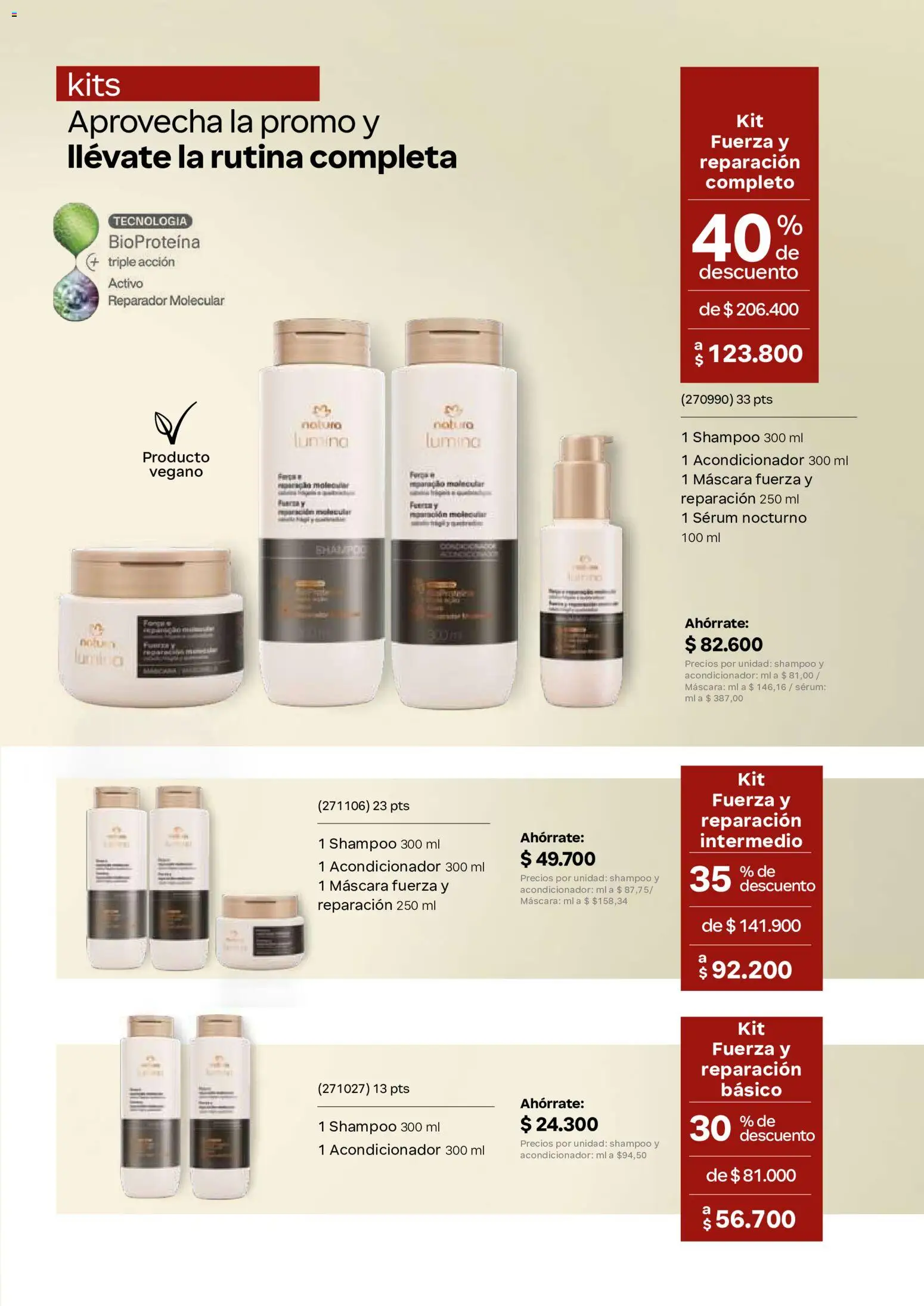 Natura revista - valida desde el 02/09/2026 | Página: 146 | Productos: Serum, Shampoo, Máscara, Acondicionador