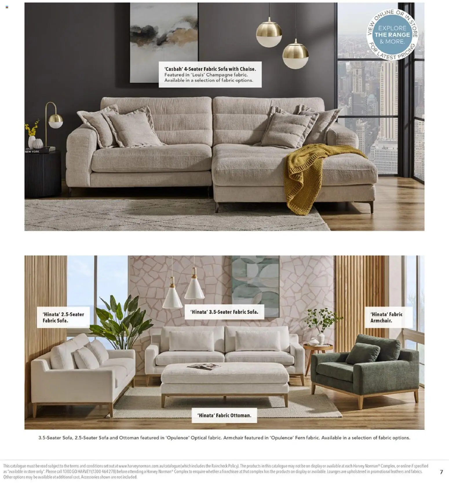 Harvey Norman catalogue - valid from 12.02.2026 | Page: 7 | Products: Sofa, Armchair, Ottoman, Accessories
