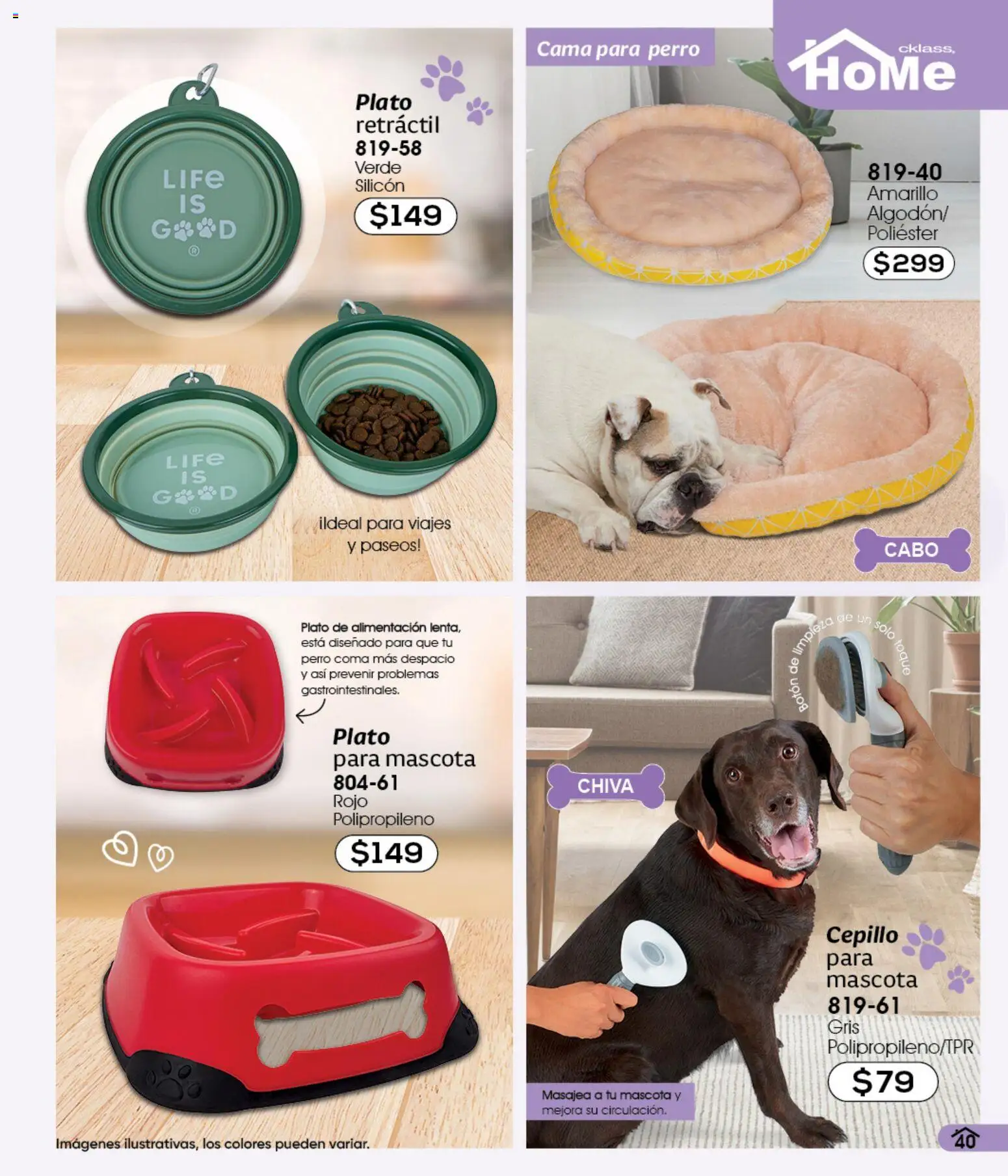 Nuevas ofertas de Cklass válidas en toda la República Mexicana desde el 05.03.2026. ¡Encuentra las mejores ofertas en Cklass catálogo Verano Home! | Página: 41 | Productos: Cepillo, Cama