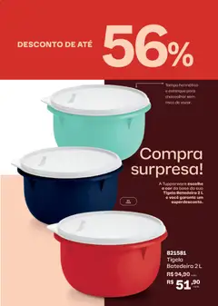 Tupperware catálogo Vitrine 06 - Pré-Visualização do folheto da loja Tupperware, válido de 01.06.2026 | Página: 65 | Produtos: Batedeira, Base, Tigela