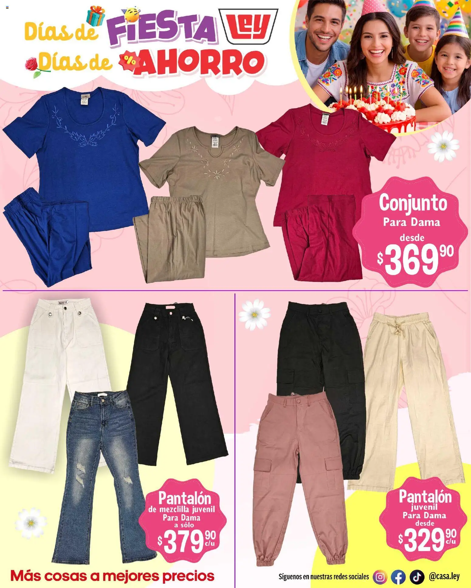 Nuevas ofertas de Casa Ley válidas en toda la República Mexicana desde el 01.05.2026. ¡Encuentra las mejores ofertas en Casa Ley folleto Suplemento del Día de la Madre! | Página: 4 | Productos: Conjunto