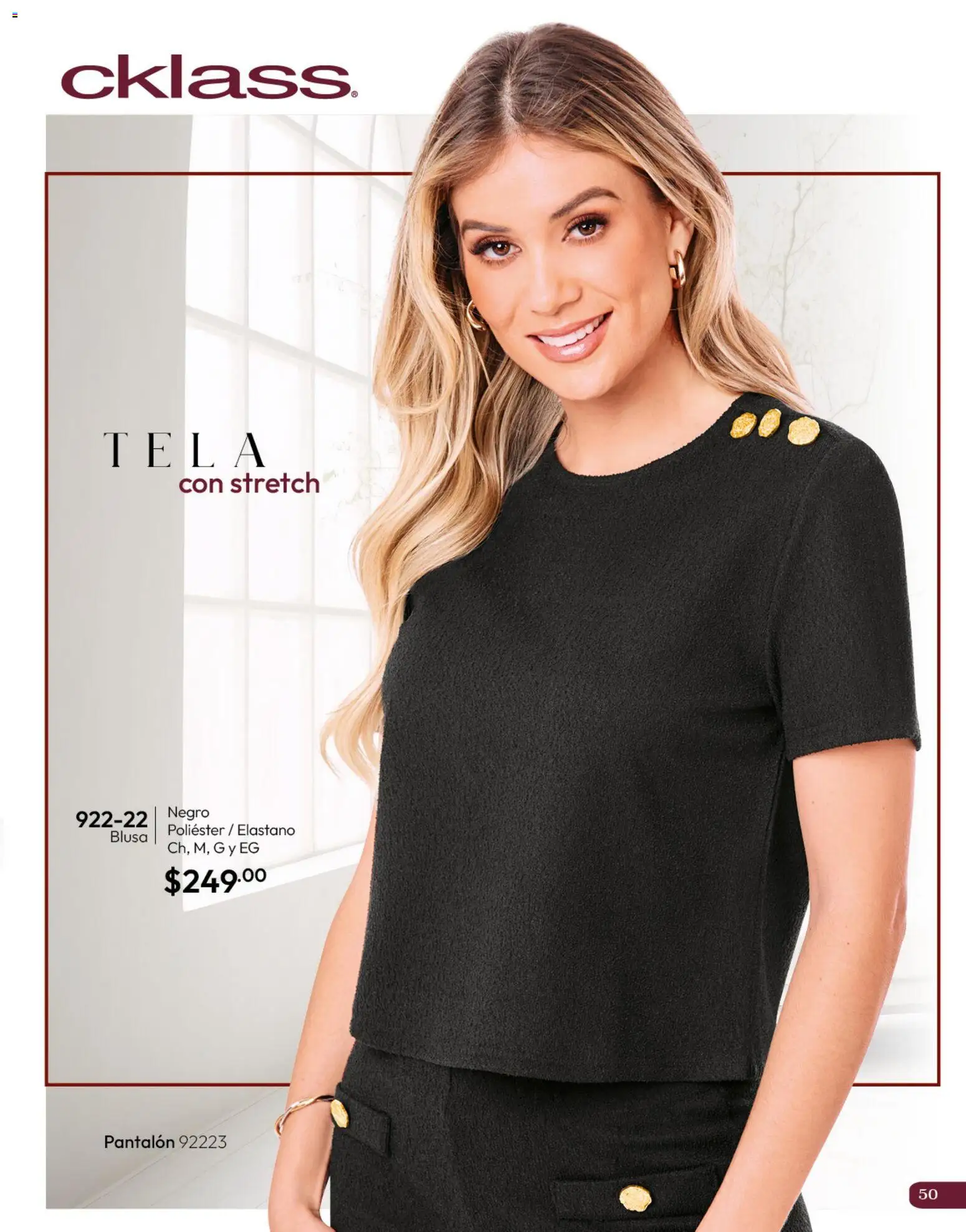 Nuevas ofertas de Cklass válidas en toda la República Mexicana desde el 11/09/2026. ¡Encuentra las mejores ofertas en Cklass catálogo Invierno! | Página: 51 | Productos: Blusa