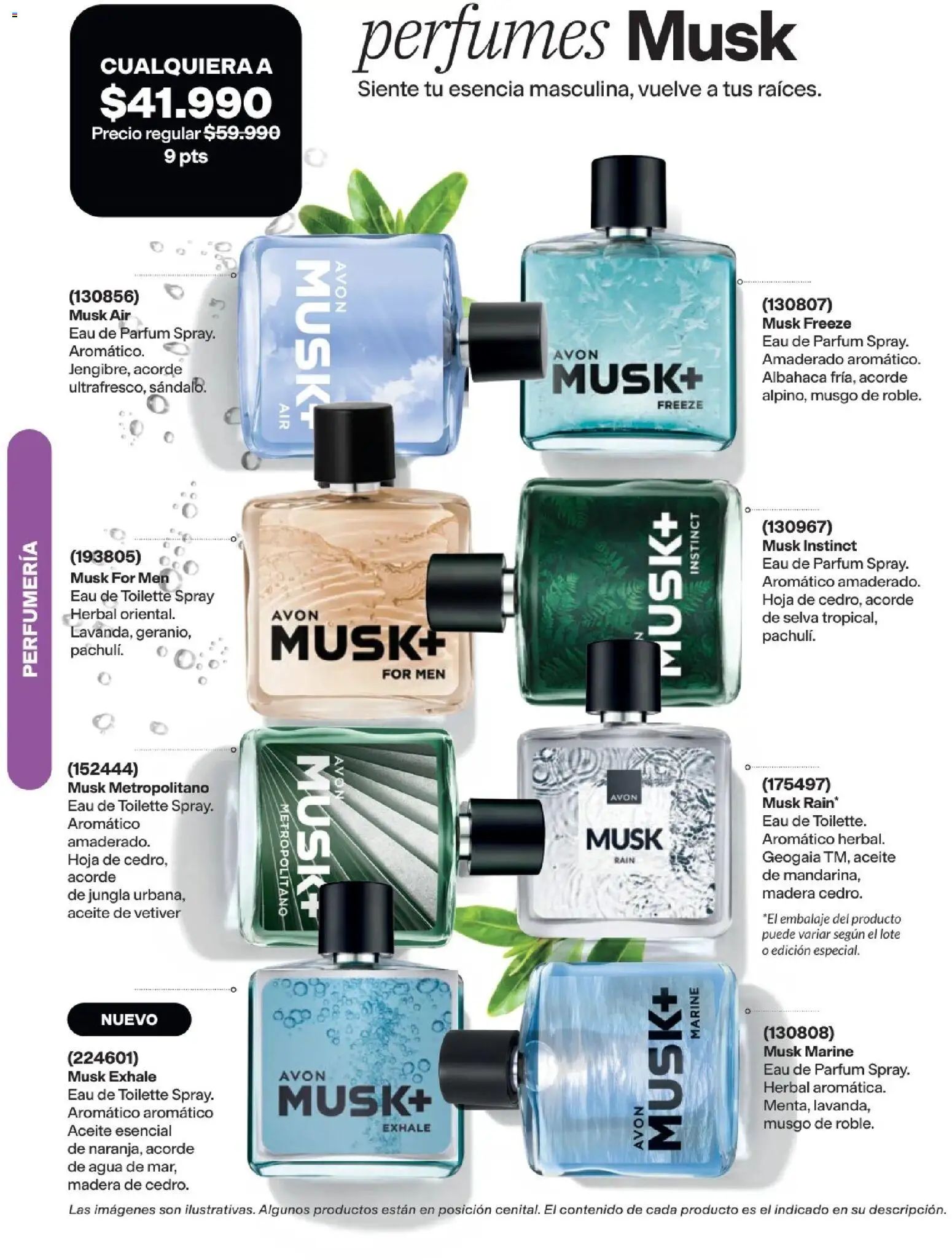 Avon revista - valida desde el 29/07/2026 | Página: 98 | Productos: Agua, Eau de toilette, Aceite