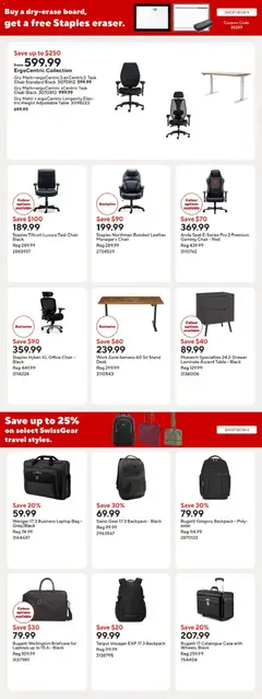 Preview of Staples weekly flyer from shop Staples valid from Sep 25, 2026 | Page: 9