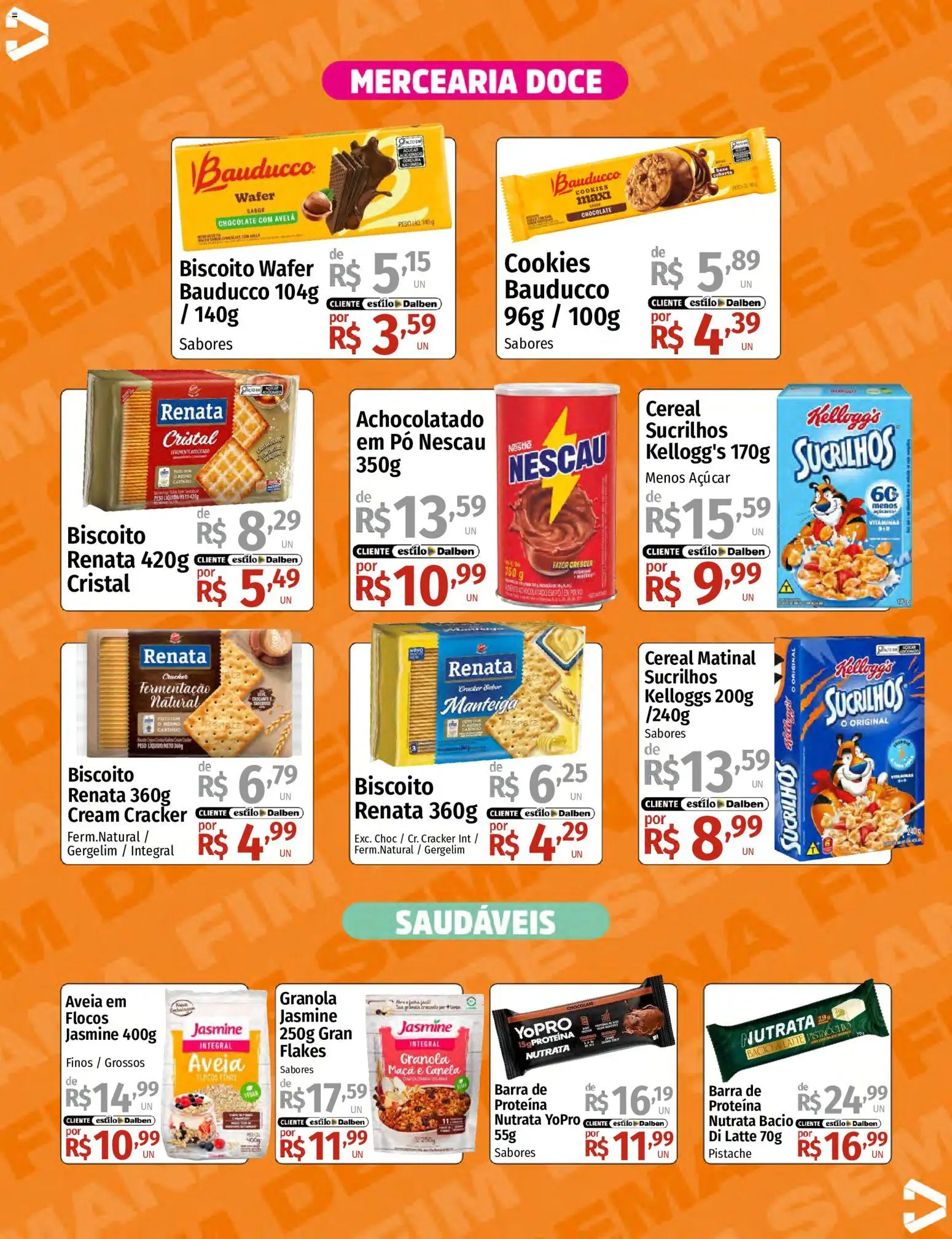 Supermercado Dalben Folheto - válido de 12.06.2026 | Página: 6 | Produtos: Pistache, Pó, Chocolate, Cream cracker