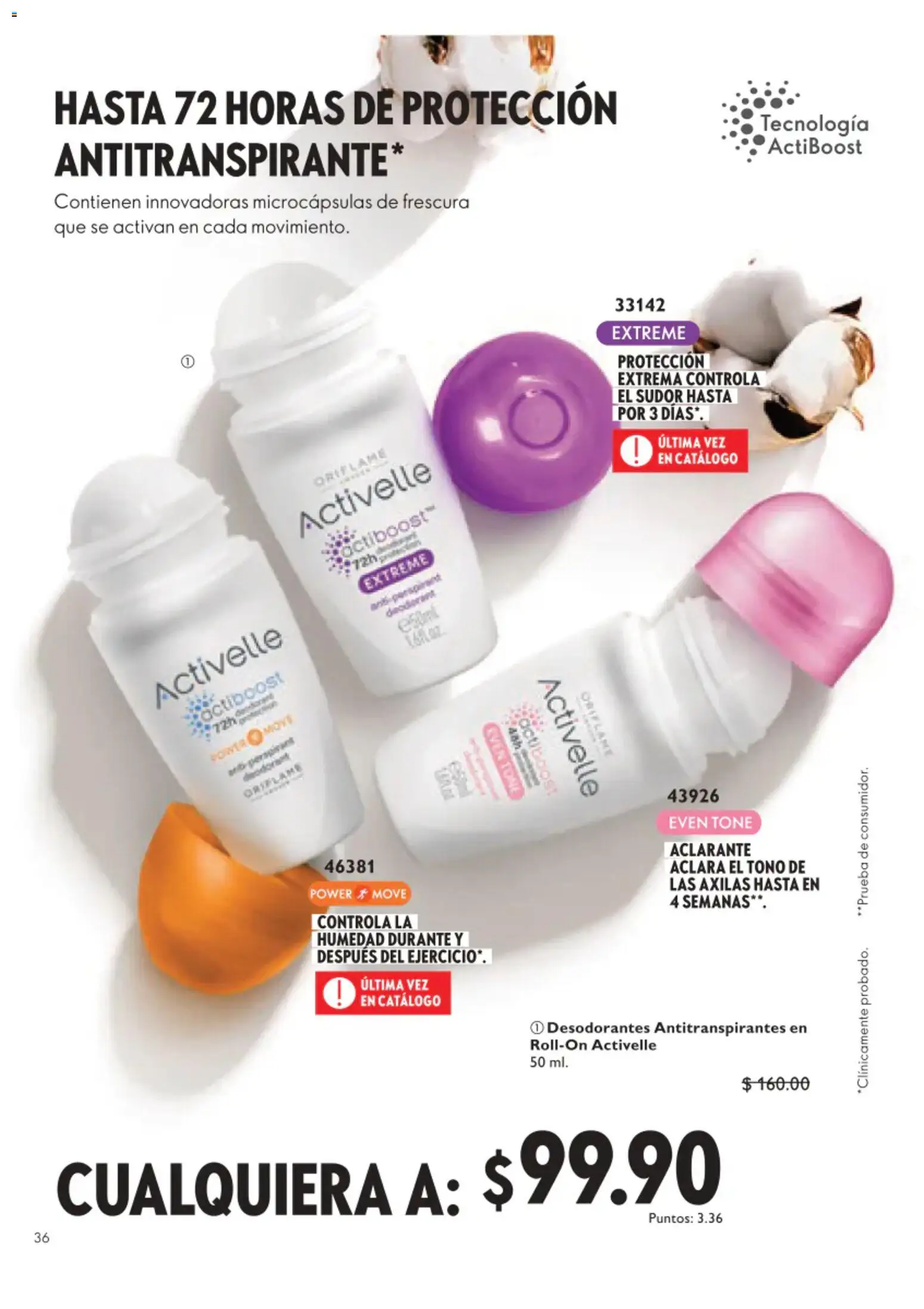 Nuevas ofertas de Oriflame válidas en toda la República Mexicana desde el 01/08/2026. ¡Encuentra las mejores ofertas en Oriflame campaña 11 2026! | Página: 36 | Productos: Aclarante