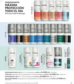 Catálogo Ésika Campaña 12 válido desde el 06.07.2026 | Página: 117 | Productos: Cardigan, Desodorante, Antitranspirante, Té