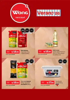 Vista previa de folleto Wong catálogo de la Wong válido desde 20/07/2026 | Página: 2 | Productos: Leche, Mantequilla, Aceite, Crema
