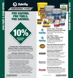 Preview of Menards weekly ads valid from 01/01/2026 | Page: 4 | Products: Acrylic, Brush, Water, Magazine