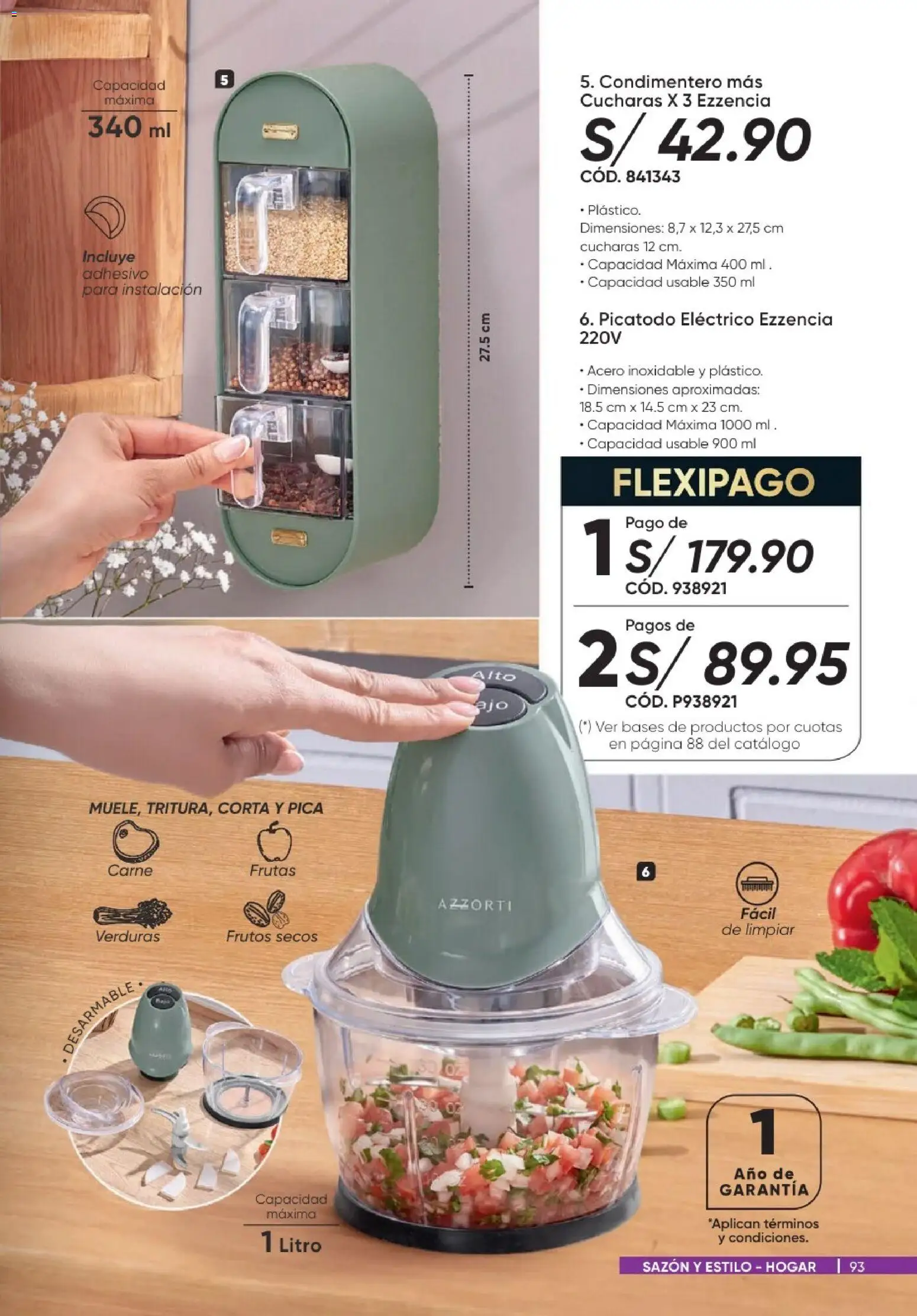 Catálogo Azzorti válido desde 20/09/2026 | Página: 93 | Productos: Carne, Frutos secos, Verduras