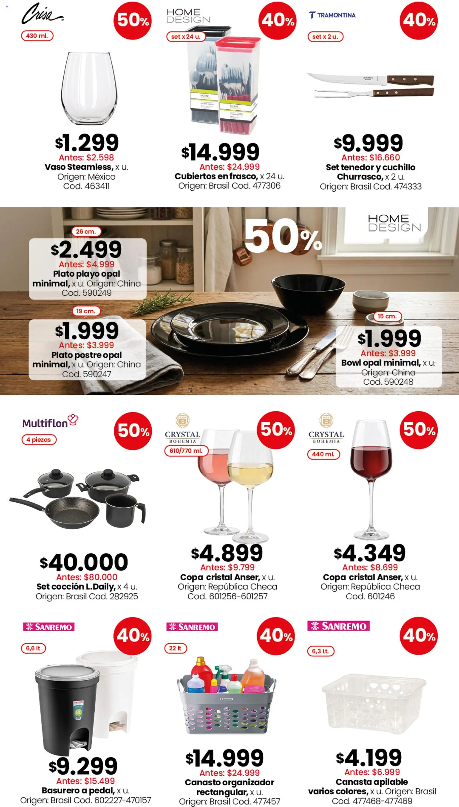 Coto -  Bazar, deco, aire libre y mascotas │ válido desde el 28/09/2026 | Página: 2 | Productos: Organizador, Bowl, Frasco, Canasta