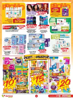 Vista previa de Soriana Ahorro constante y sonante Mercado Nacional, nuevo folleto de la tienda, válido en México a partir del 21/08/2026 | Página: 6 | Productos: Desodorante, Pañales, Toalla, Acondicionador