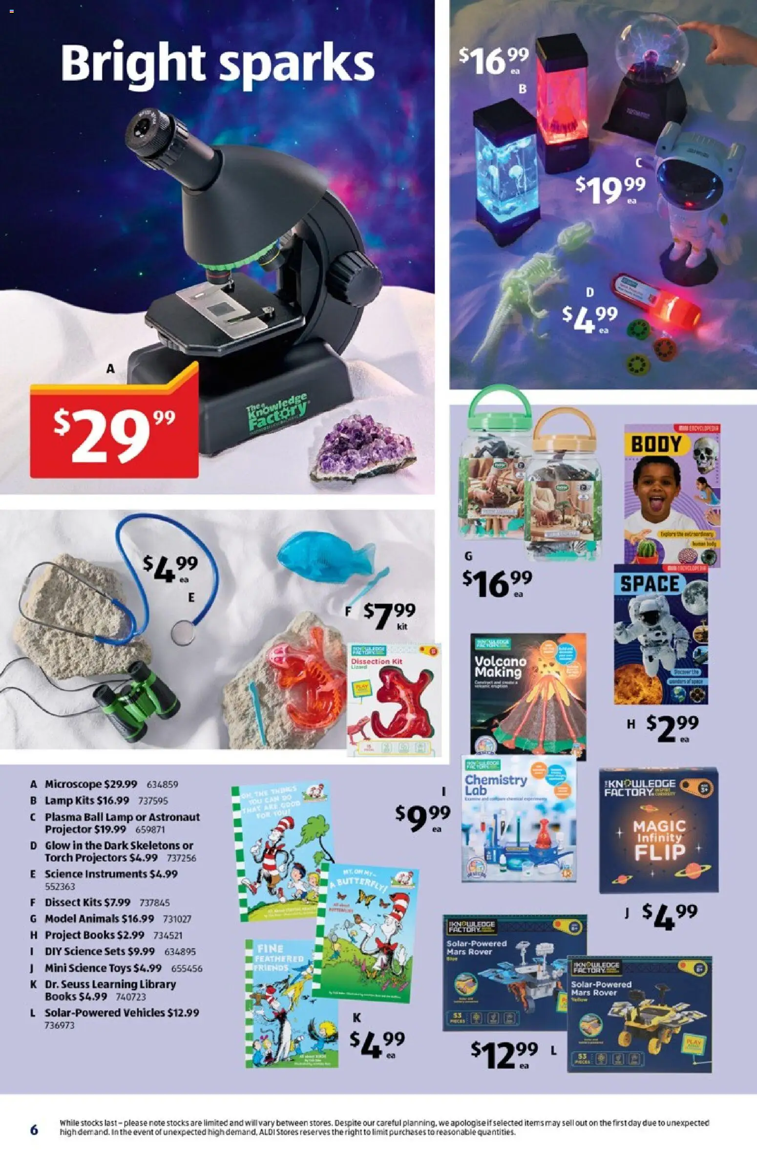Aldi catalogue - valid from 23/08/2026 | Page: 6 | Products: Box, Lamp, Kits, Toys