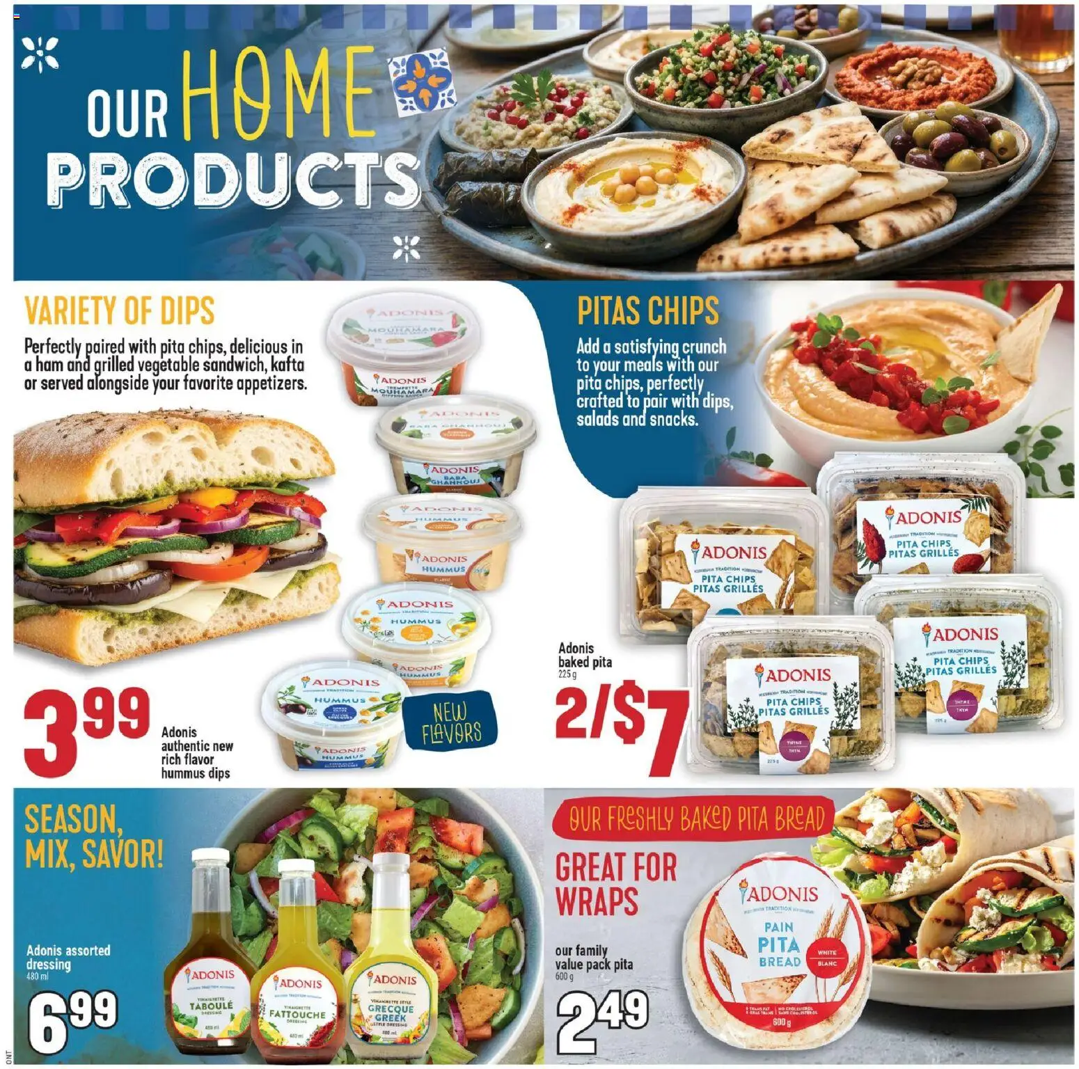 Adonis flyer valid from Jul 30, 2026 | Page: 6 | Products: Chips, Bread, Ham