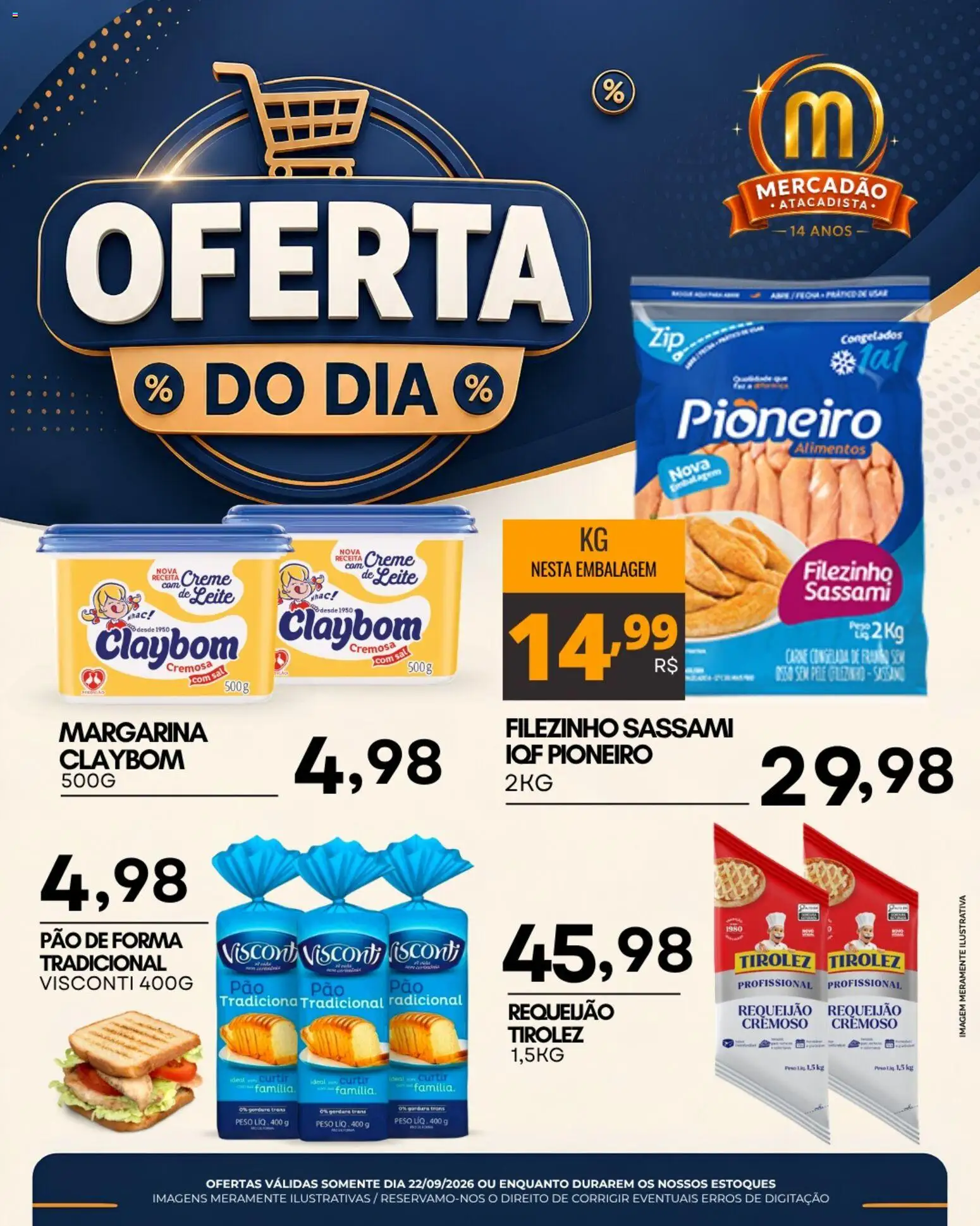 Mercadao Atacadista Terça-feira 22 Setembro