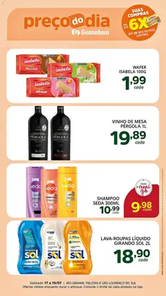 Supermercado Guanabara - Ofertas da semana - Pré-Visualização do folheto da loja Supermercado Guanabara, válido de 17/07/2026