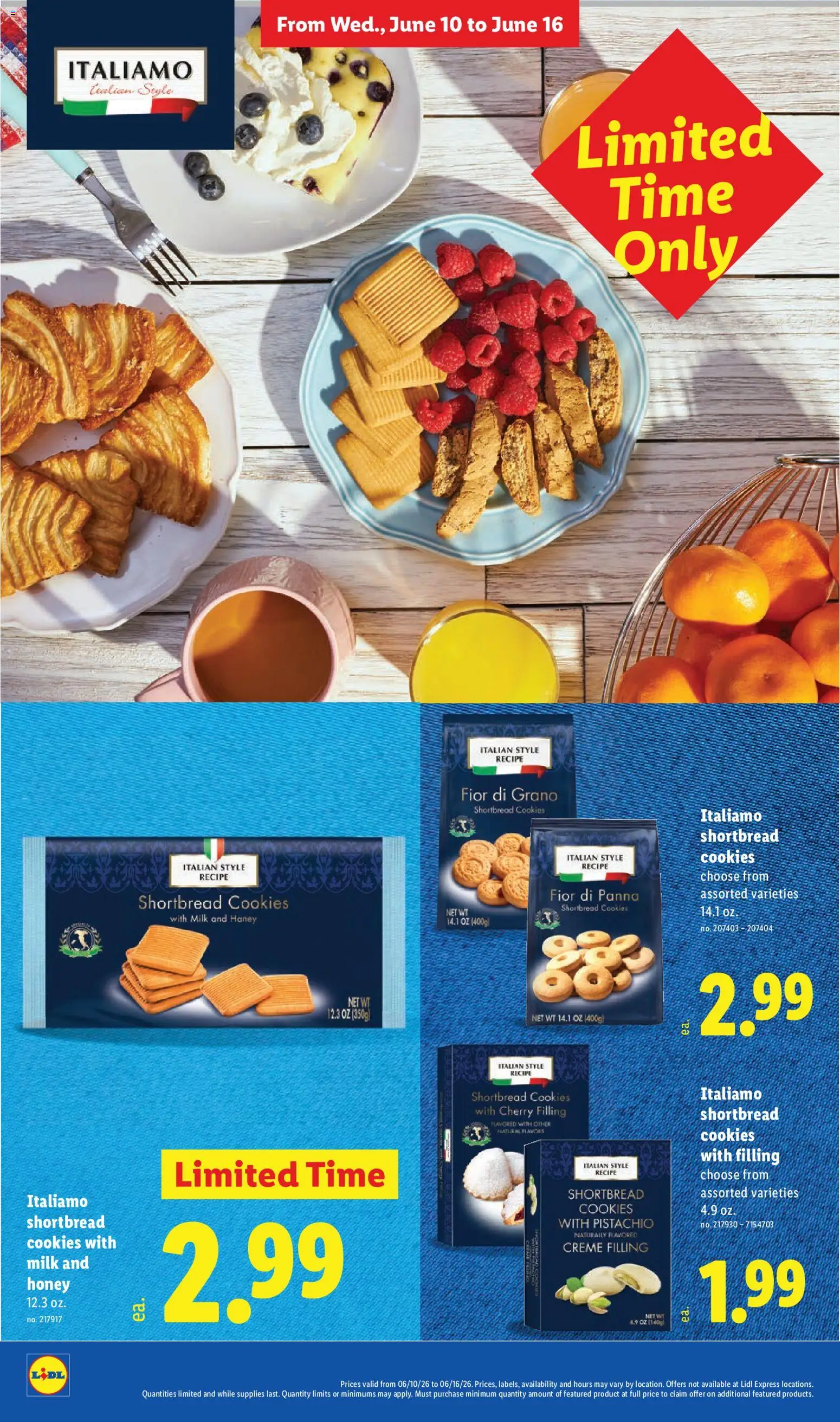 Lidl Weekly Ad - valid from 10.06.2026 | Page: 12 | Products: Milk, Cookies