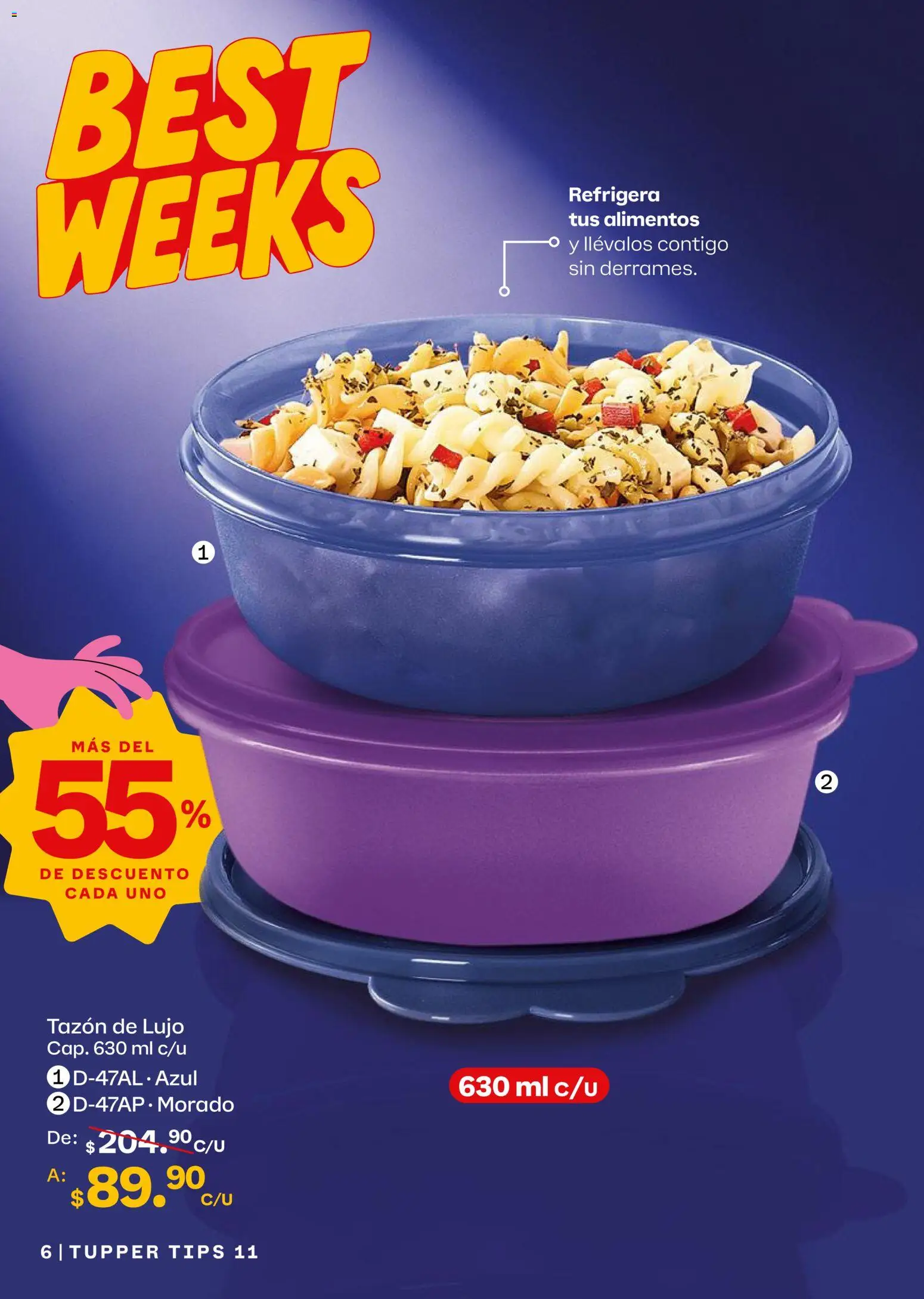 Nuevas ofertas de Tupperware válidas en toda la República Mexicana desde el 05/10/2026. ¡Encuentra las mejores ofertas en Tupperware catálogo! | Página: 6