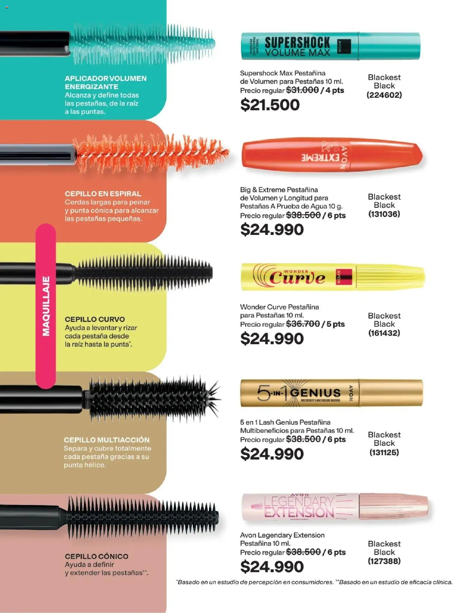 Avon revista - valida desde el 29/07/2026 | Página: 68 | Productos: Agua, Maquillaje, Cepillo, Máscara