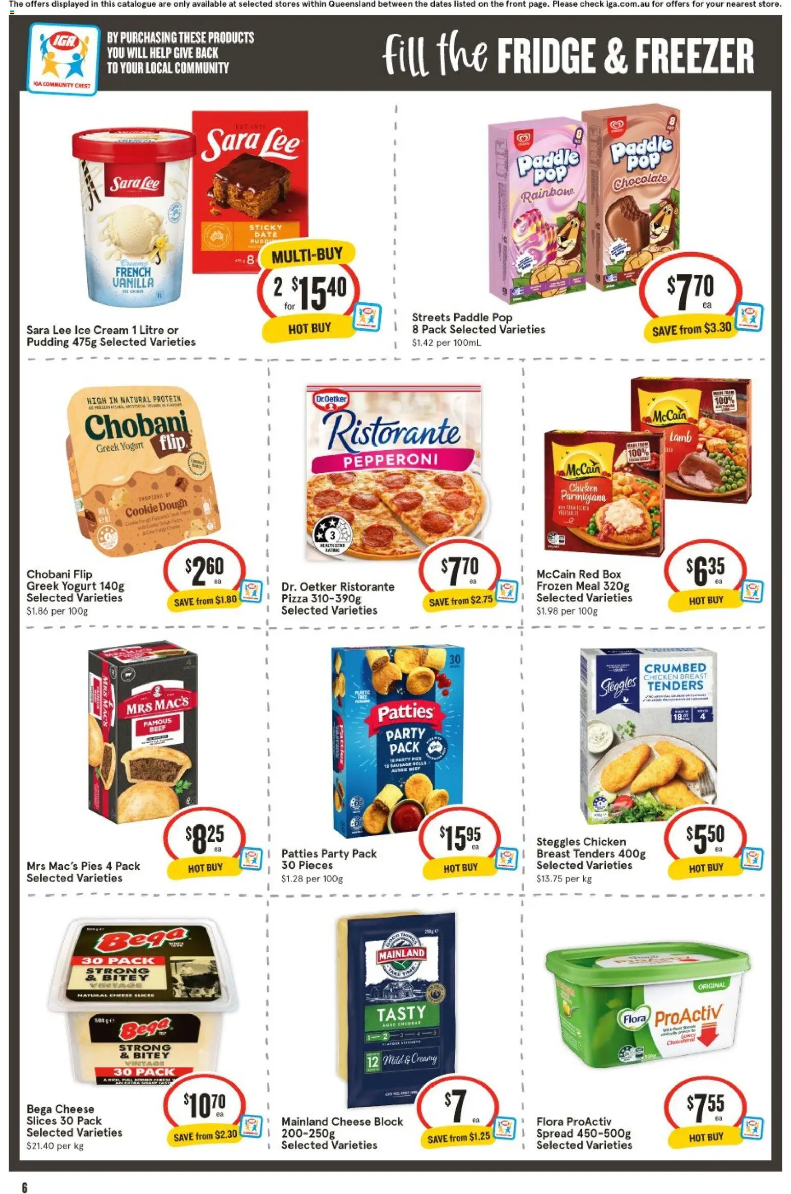 IGA catalogue - valid from 10.06.2026 | Page: 7 | Products: Beef, Cream, Pies, Freezer