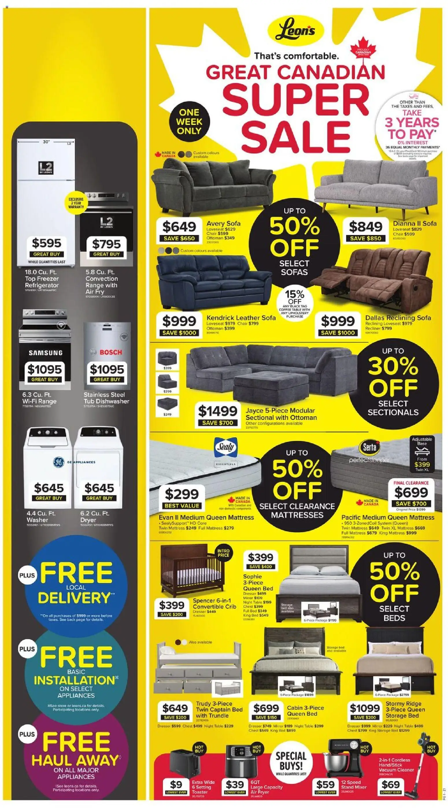 Leon's flyer valid from Aug 6, 2026 | Page: 1