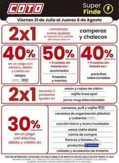 Vista previa Coto - Renova Clases válido desde el 31/07/2026