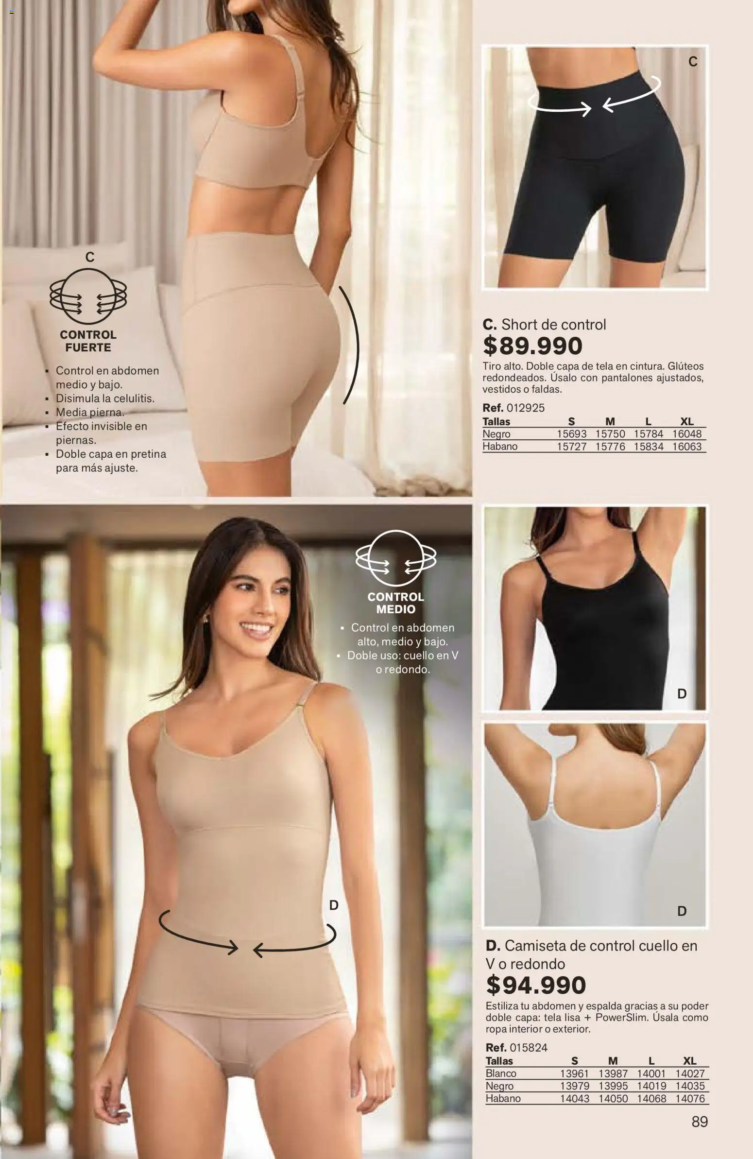 Leonisa revista - valida desde el 15.05.2026 | Página: 89 | Productos: Cuello, Ropa, Pantalones, Ropa interior