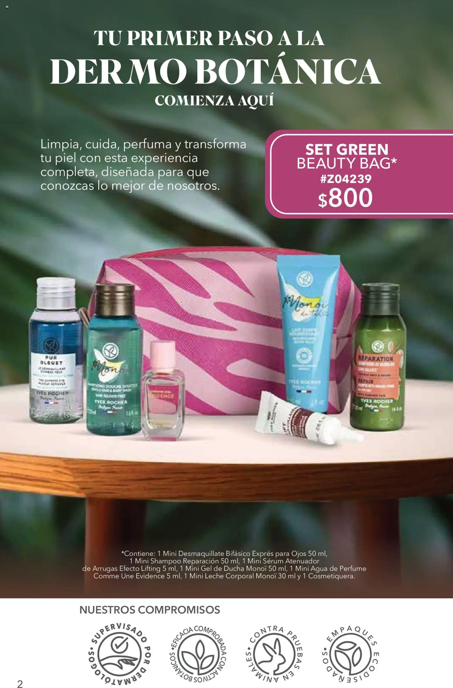 Nuevas ofertas de Yves Rocher válidas en toda la República Mexicana desde el 14/07/2026. ¡Encuentra las mejores ofertas en Yves Rocher campaña 10 2026! | Página: 2 | Productos: Serum, Leche, Perfume, Gel de ducha