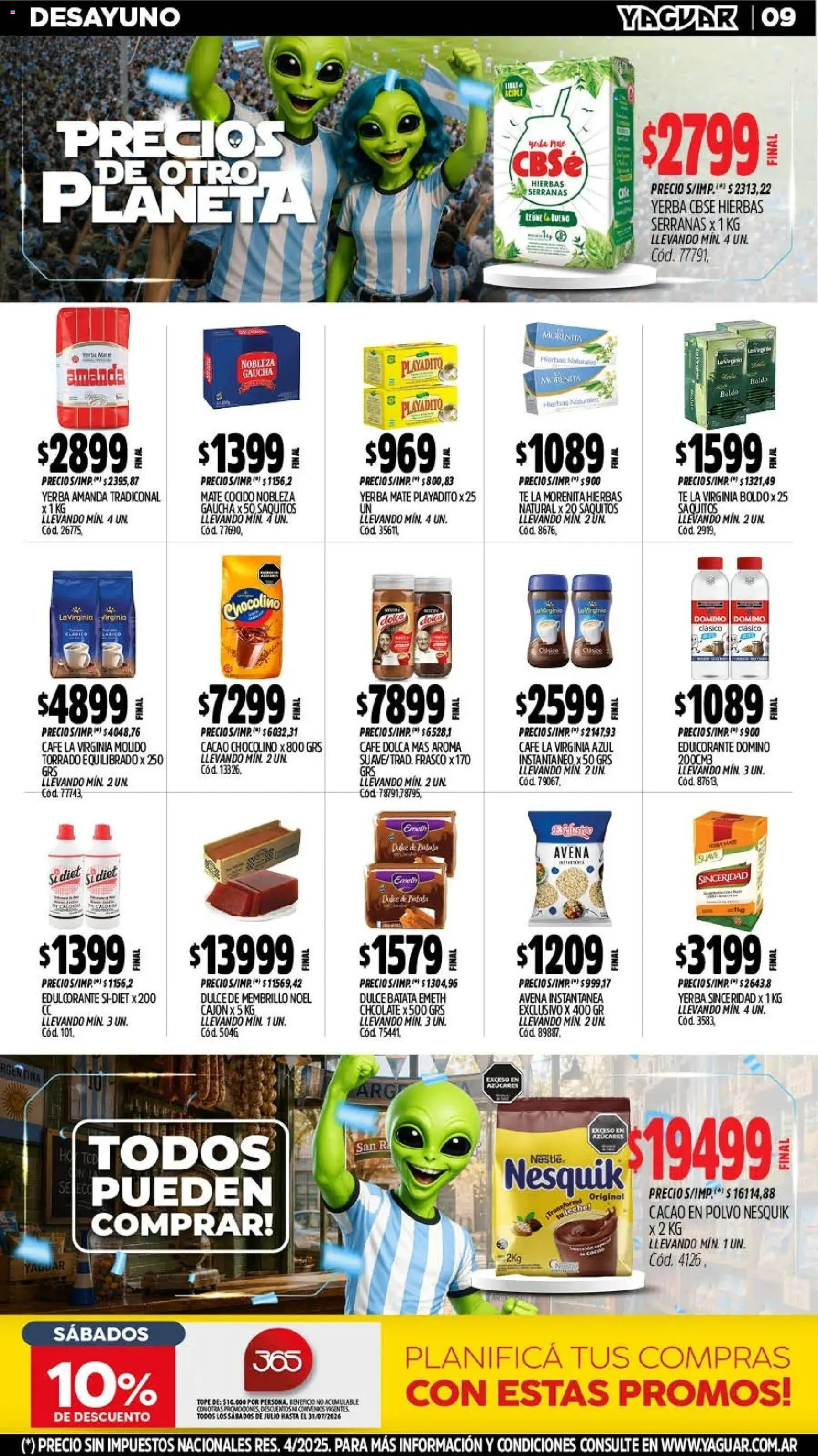Yaguar - Oferta Semanal Santa Fé │ válido desde el 13/07/2026 | Página: 10