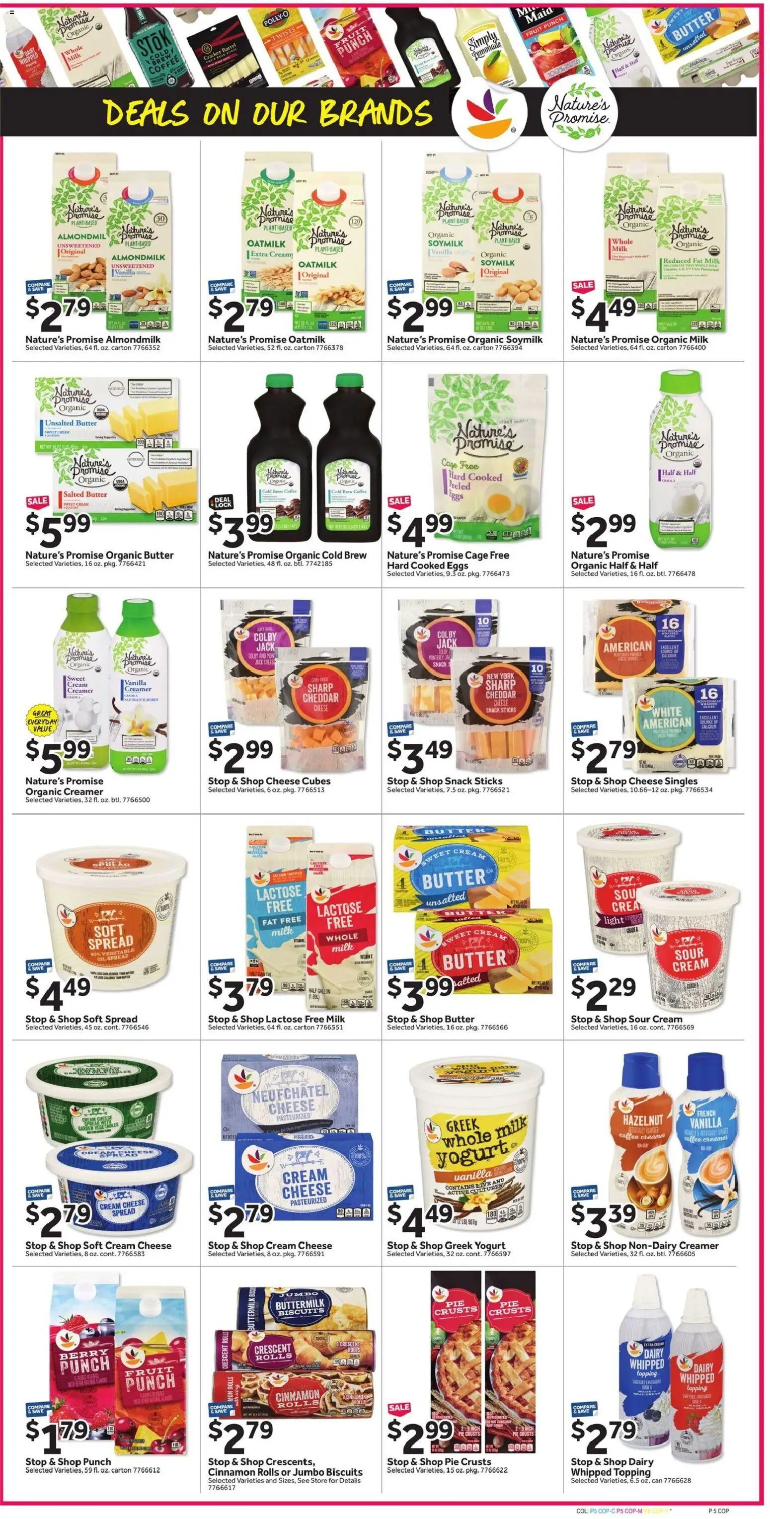 Stop & Shop Weekly Ad - valid from 29.05.2026 | Page: 10 | Products: Yogurt, Eggs, Oil, Cream