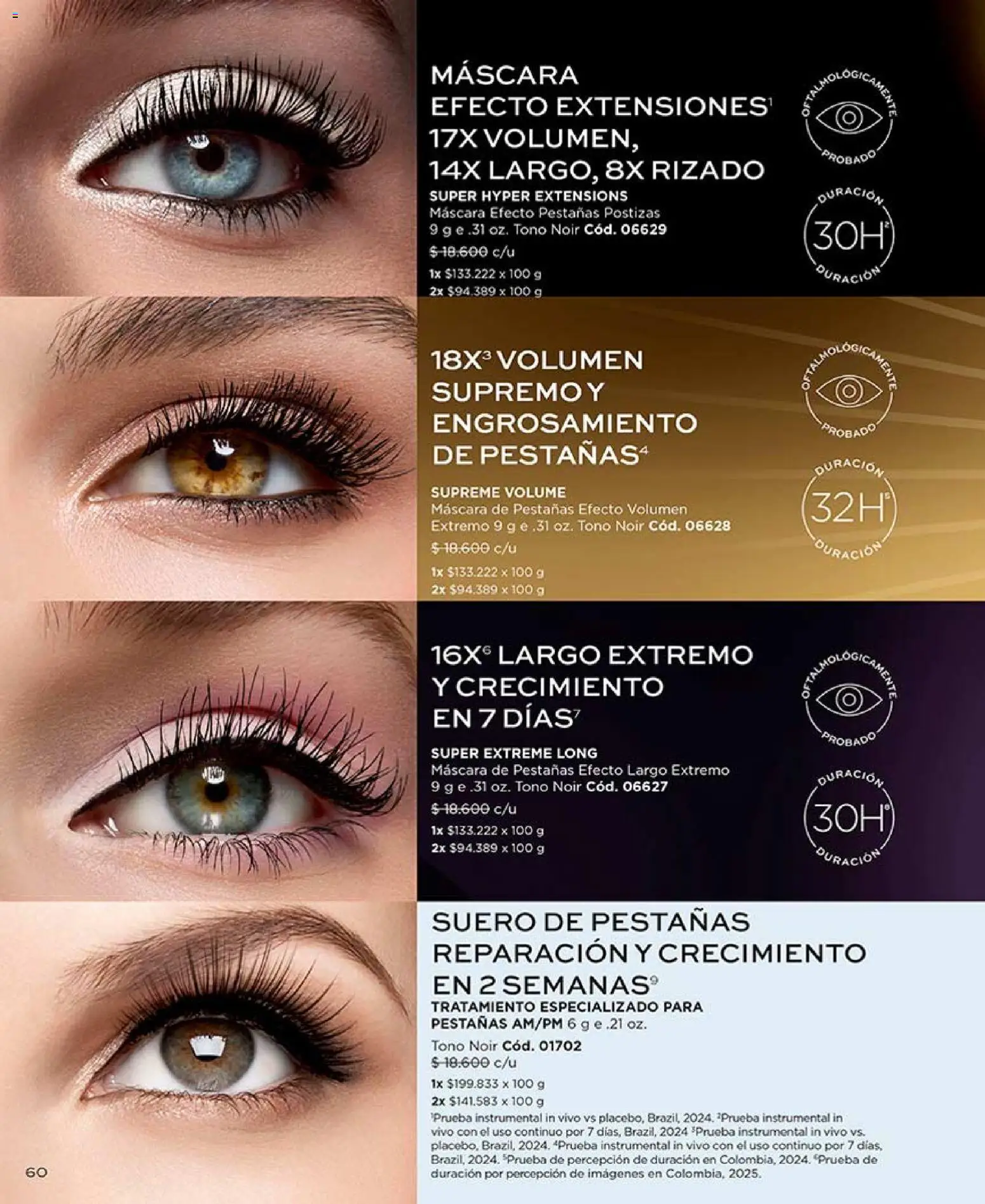 Catálogo L'Bel Campaña 9 │ válido desde el 17.05.2026 | Página: 60 | Productos: Máscara, Pestañas postizas