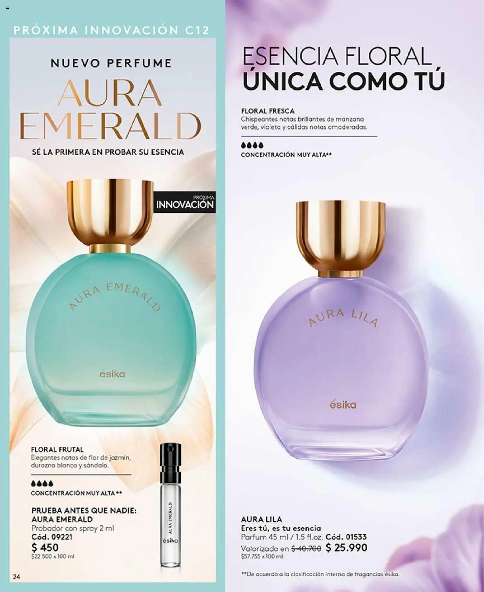 Catálogo Ésika Campaña 11 │ válido desde el 15.06.2026 | Página: 24 | Productos: Manzana, Perfume, Durazno