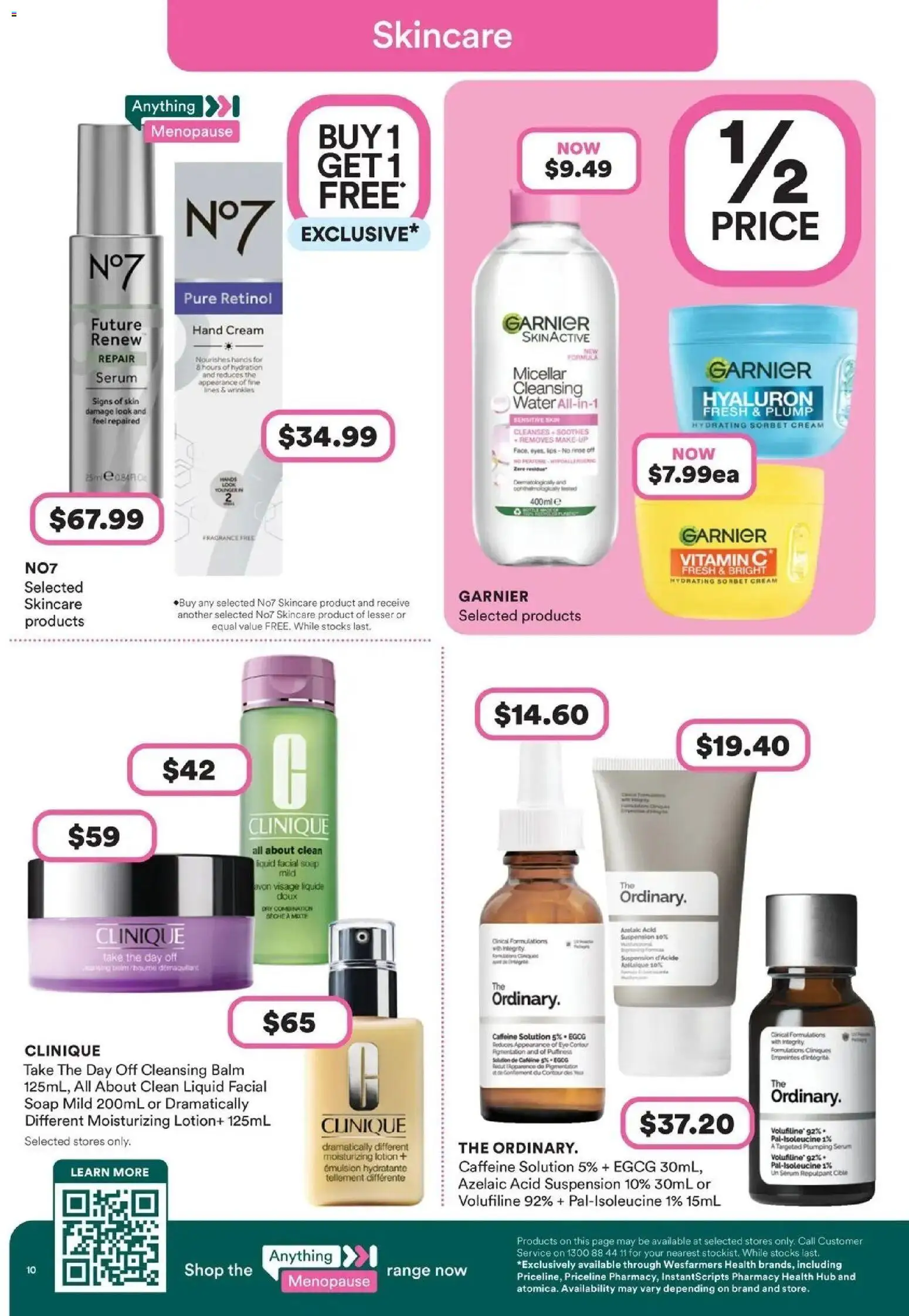 Priceline Pharmacy catalogue - valid from 30/07/2026 | Page: 10 | Products: Fragrance, Cream, Hand cream, Retinol