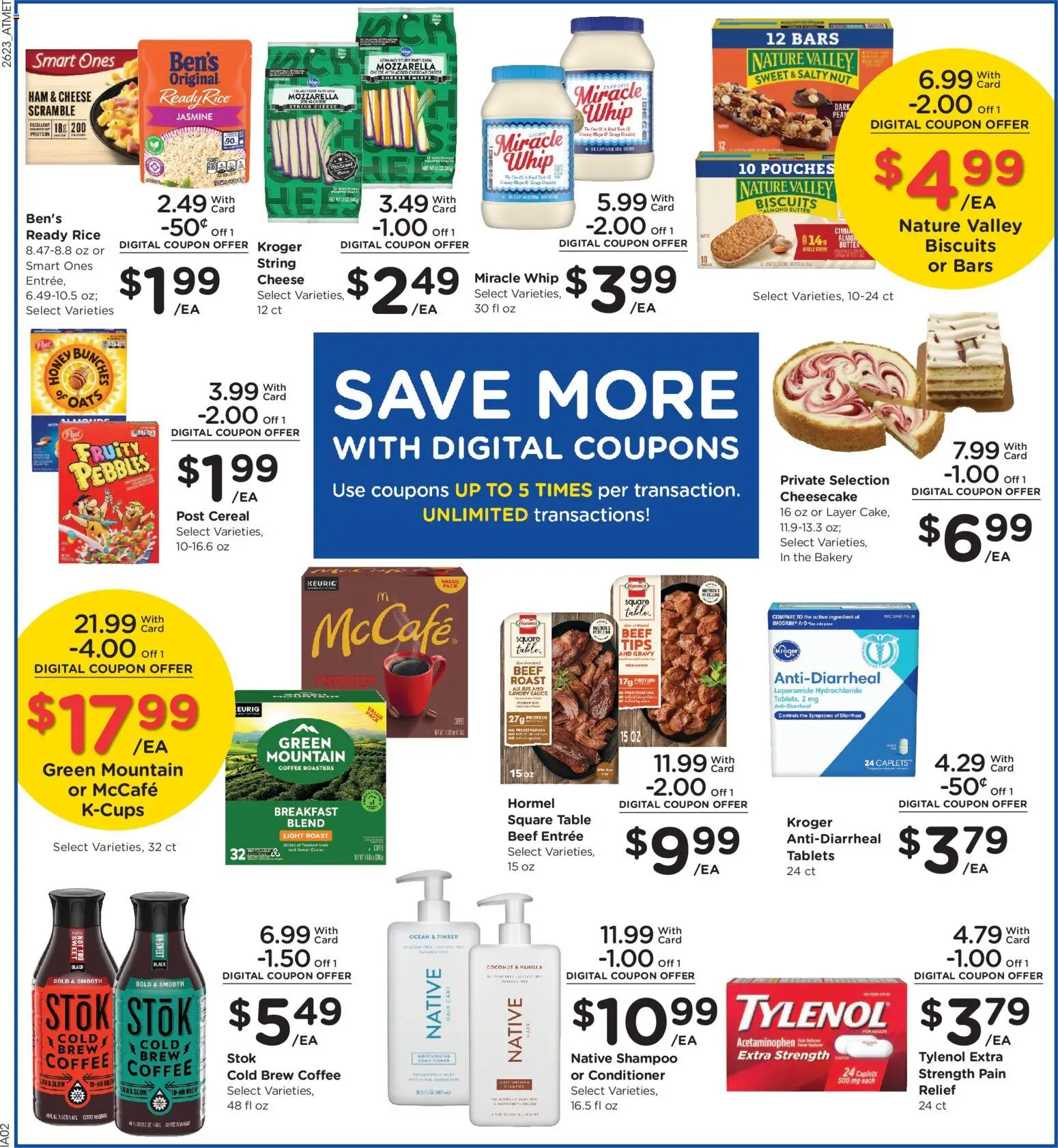 Kroger Weekly Ad - valid from 07/08/2026 | Page: 7 | Products: Bakery, Table, Conditioner, Sauce