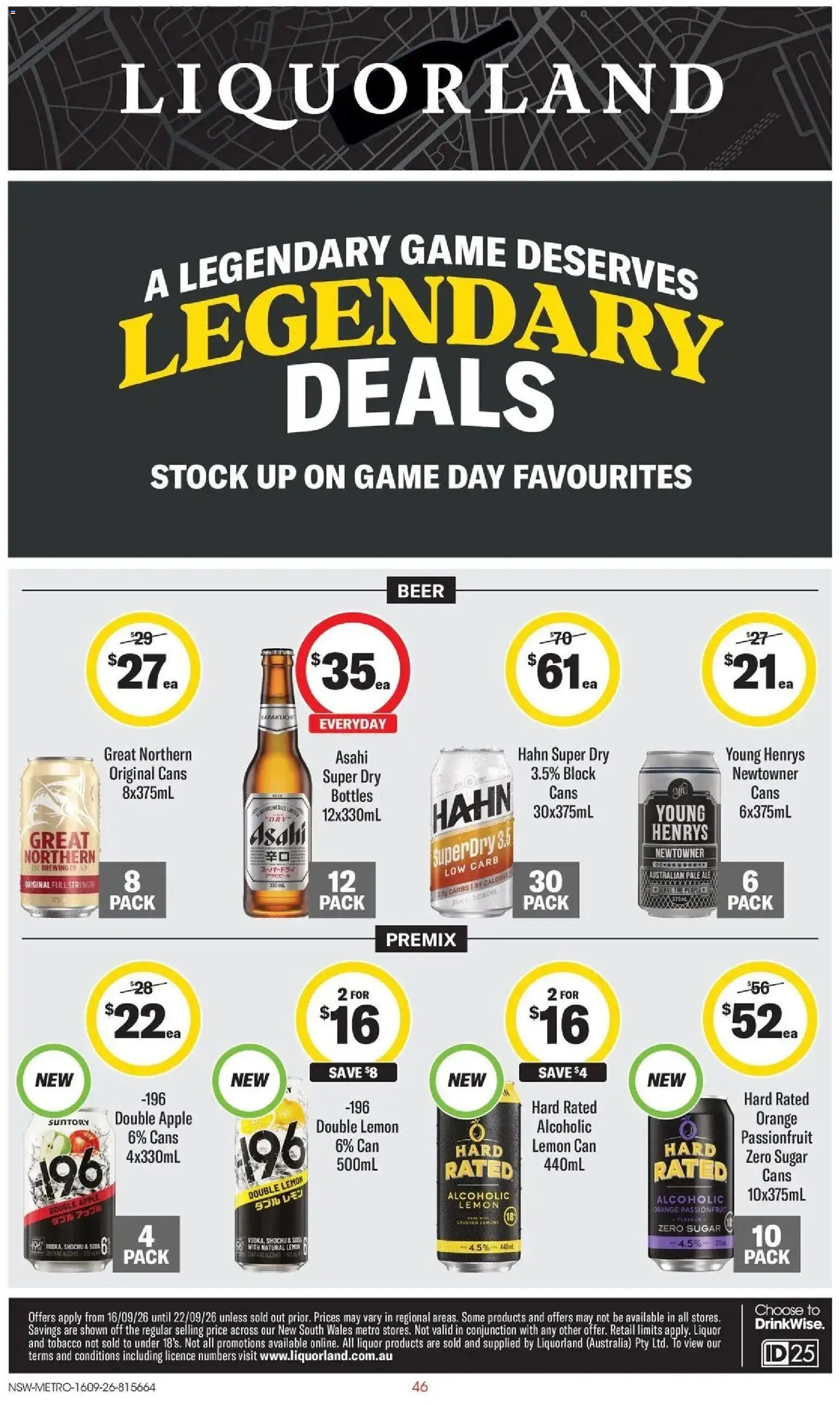 Coles catalogue - valid from 16/09/2026 | Page: 46 | Products: Passionfruit, Sugar, Lemon, Game