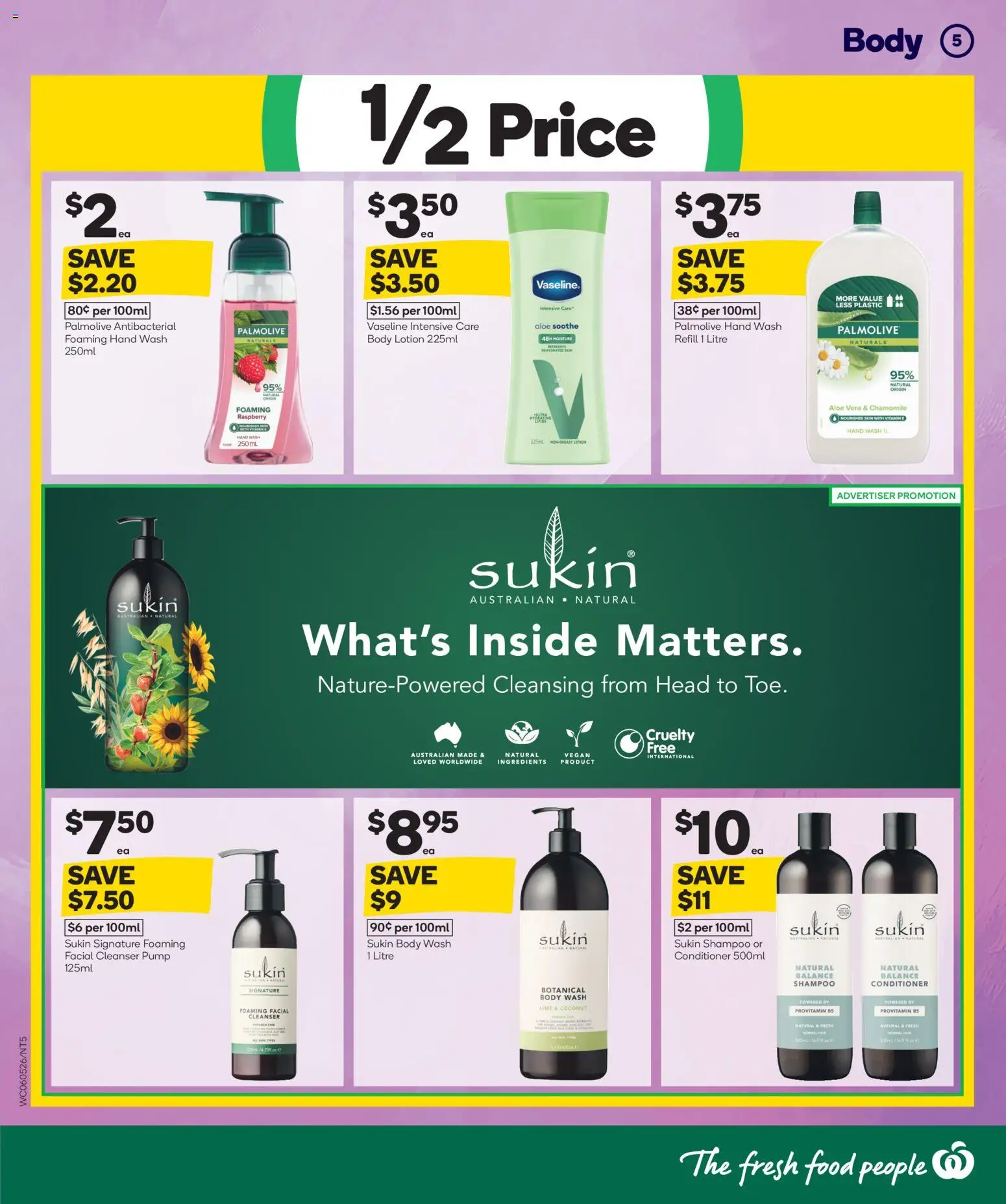 Woolworths catalogue - valid from 06.05.2026 | Page: 5 | Products: Conditioner, Lotion, Body lotion, Vaseline