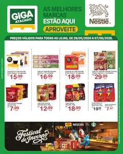 GIGA Atacado ofertas Nestlé - Pré-Visualização do folheto da loja GIGA Atacado, válido de 29.05.2026
