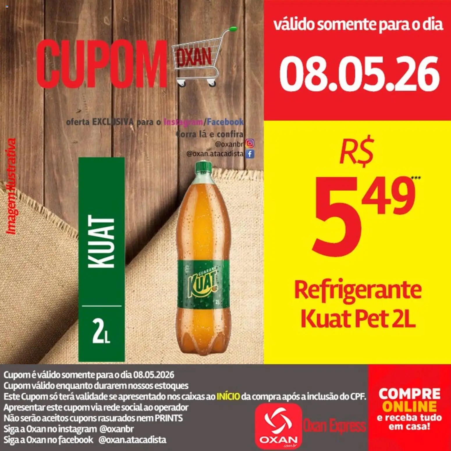 Oxan Atacadista Folheto - válido de 08.05.2026 | Página: 11 | Produtos: Guaraná, Refrigerante