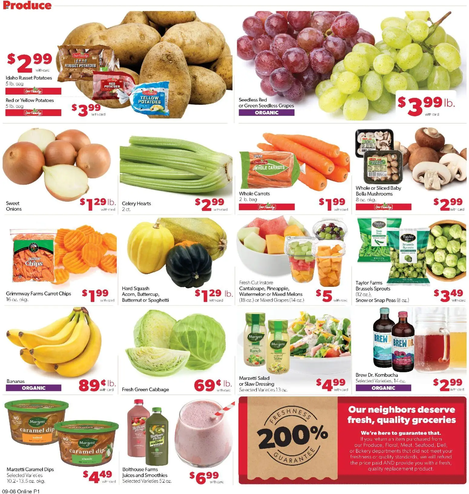 Family Fare Weekly Ad - NE - valid from 09/06/2026 | Page: 5 | Products: Squash, Mushrooms, Dressing, Celery