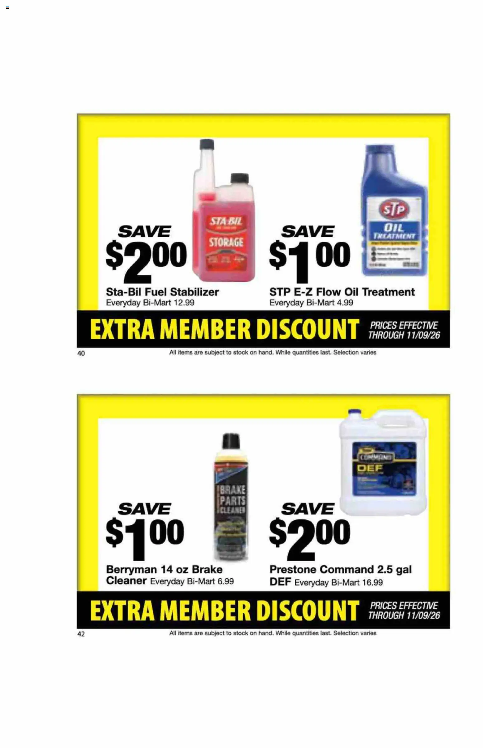 Bi-Mart Extra Member Discount Book - valid from 10/27/2026 | Page: 22