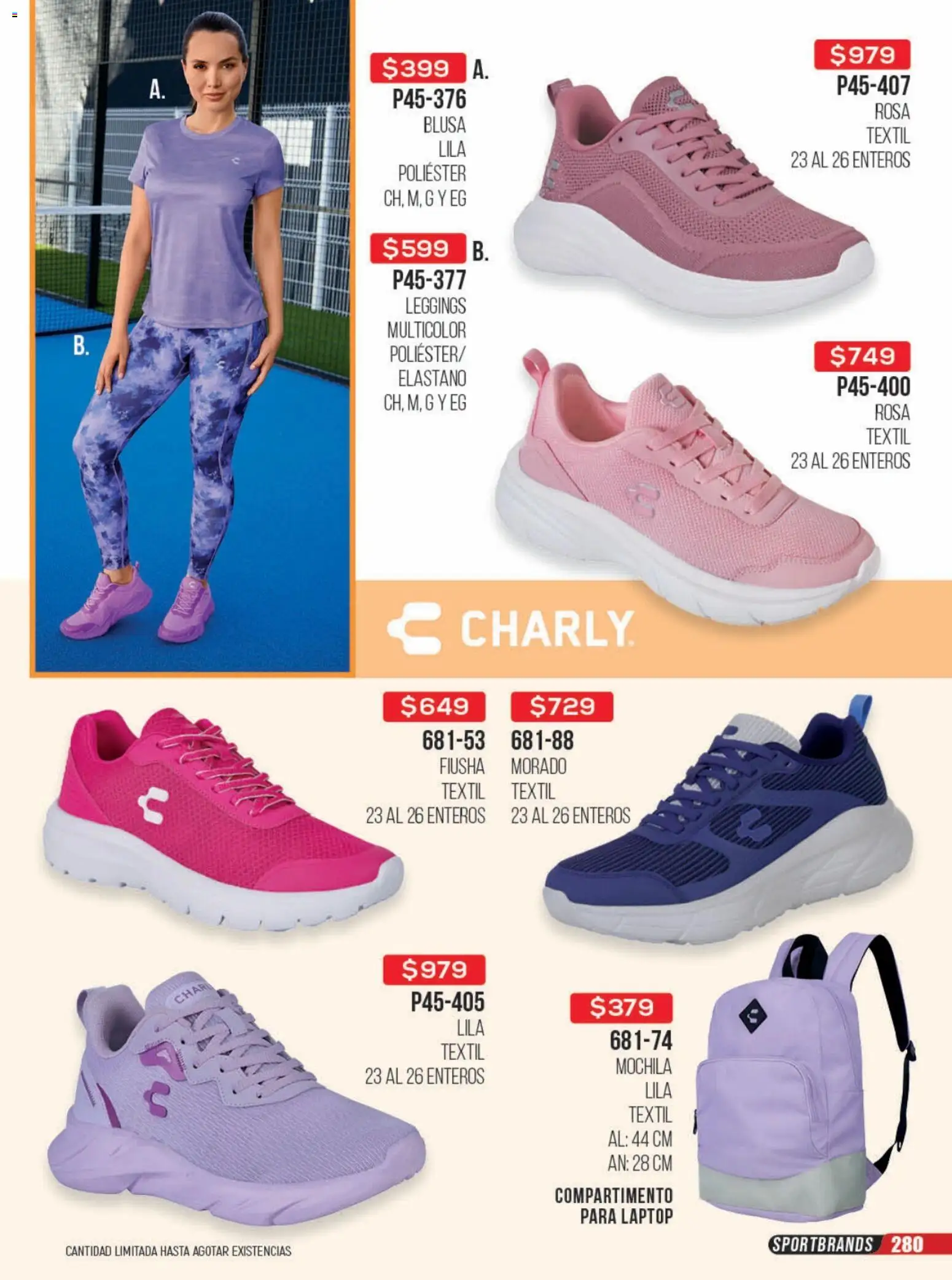 Nuevas ofertas de Cklass válidas en toda la República Mexicana desde el 23/06/2026. ¡Encuentra las mejores ofertas en Cklass catálogo Rebajas sobre rebajas calzado! | Página: 281 | Productos: Blusa, Leggings, Mochila