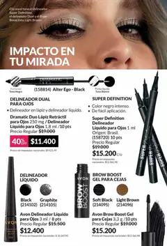 Vista previa Catálogo AVON Campaña 5/2026 válido desde el 01.05.2026 | Página: 43 | Productos: Delineador